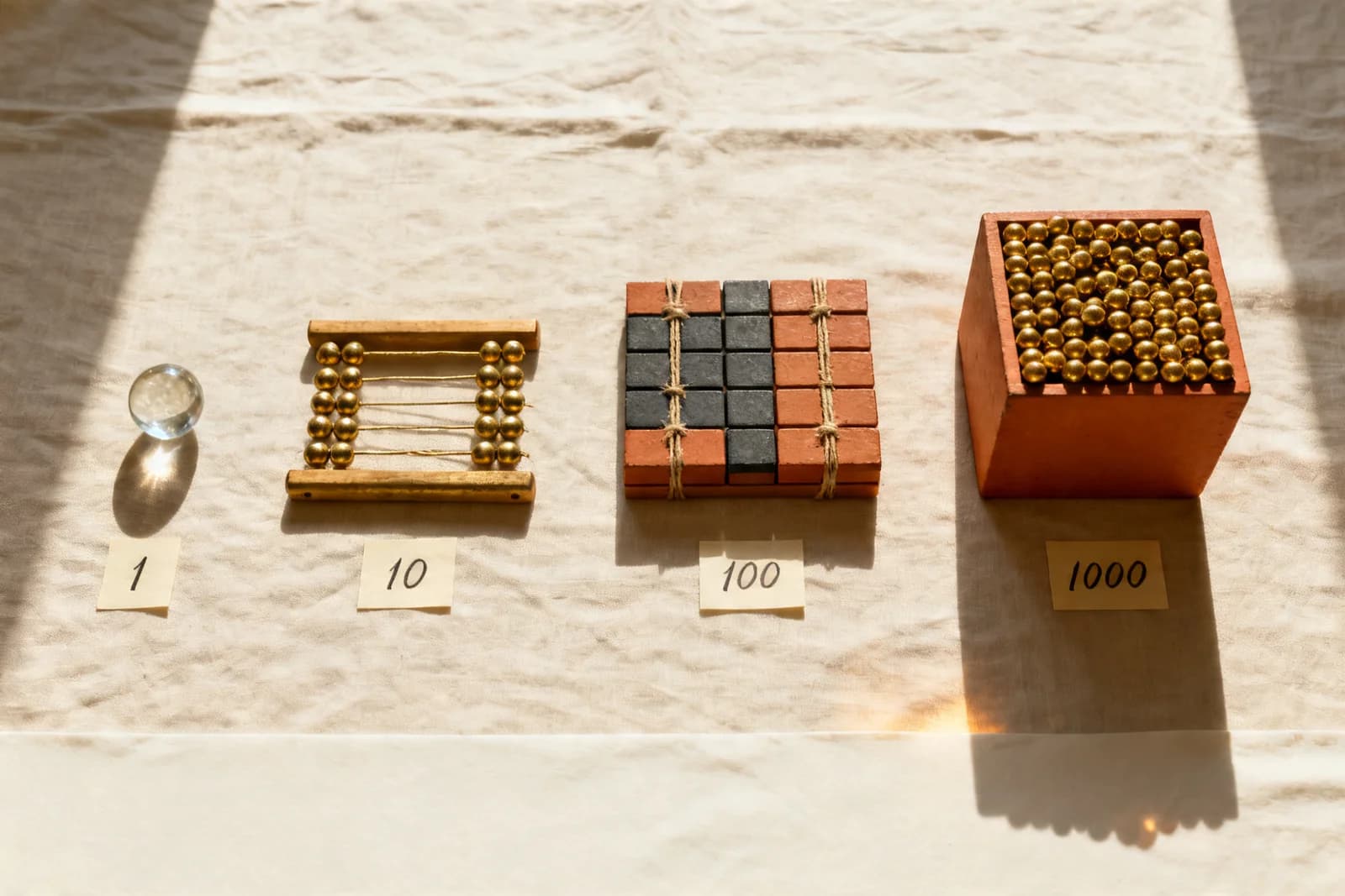 Golden Bead Material: How Montessori Children Actually Understand Math