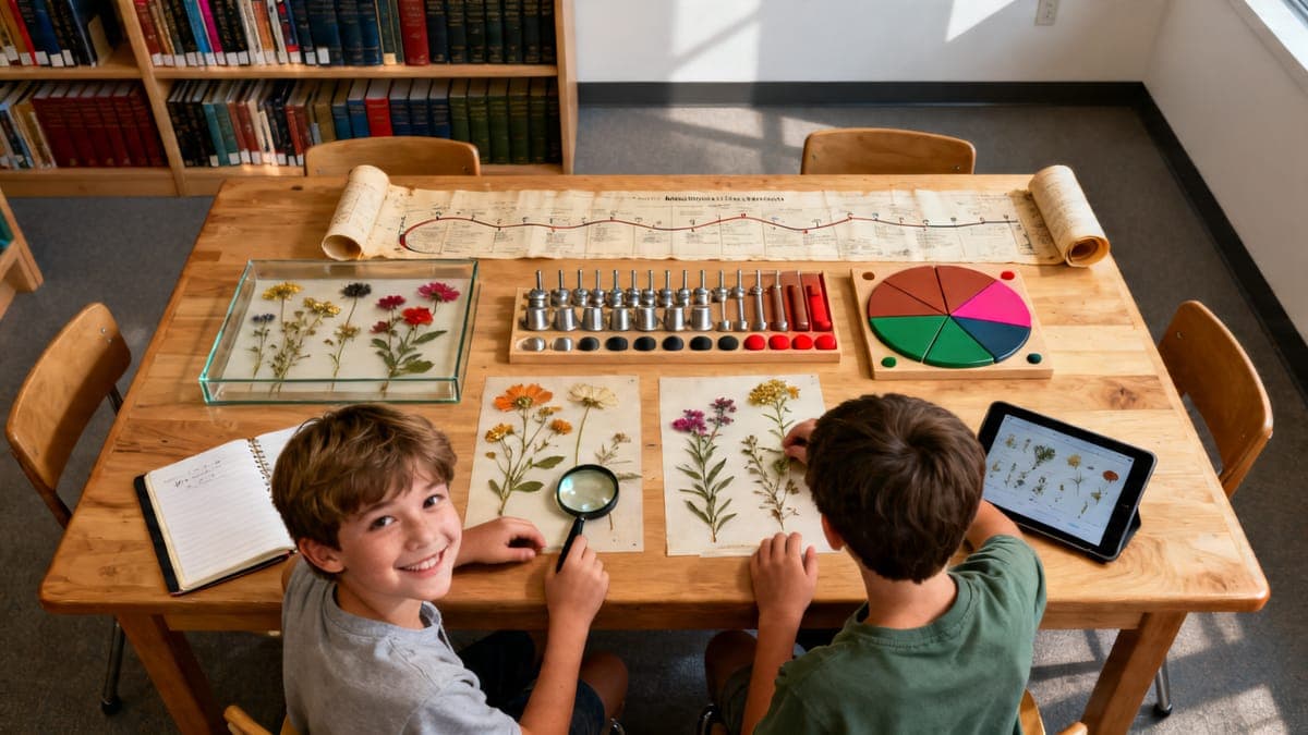 Montessori materials for ages 9-12