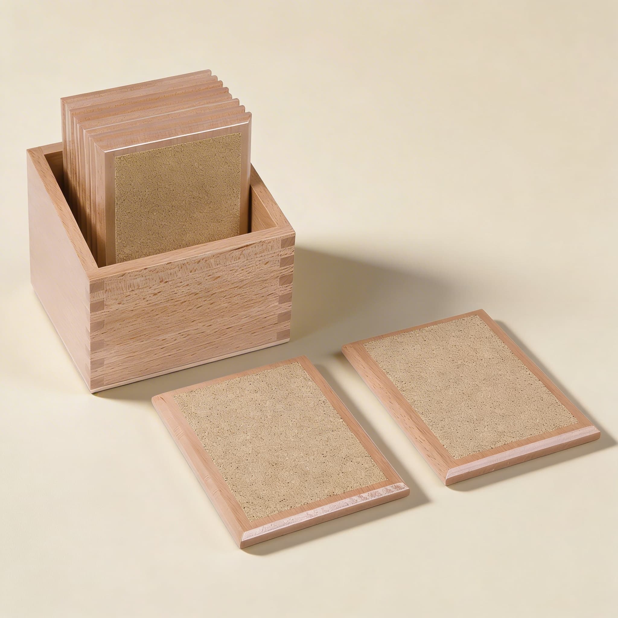 Rauhe Abstufungstafeln — Taktile Unterscheidung — Katalogansicht