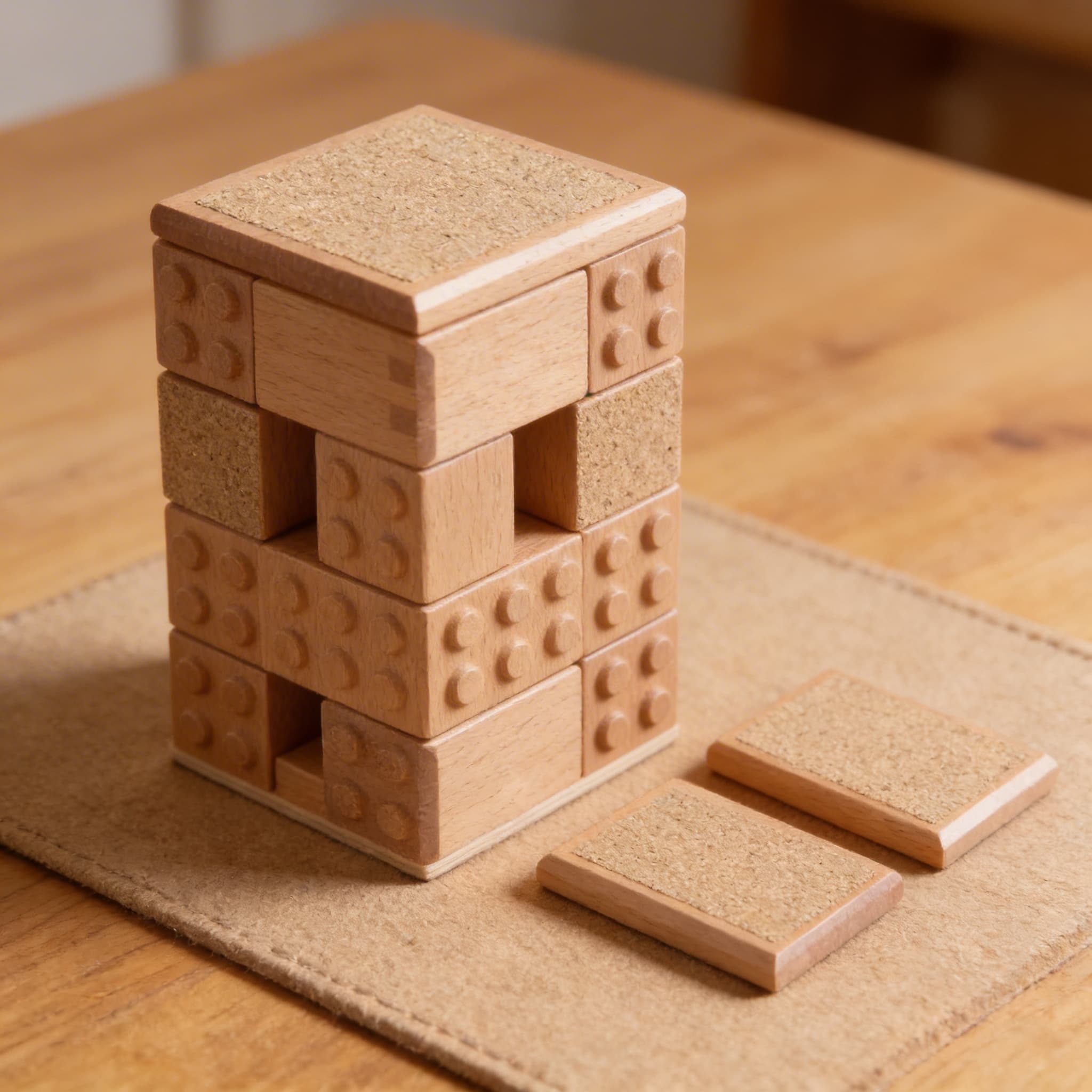 Rauhe Abstufungstafeln — Taktile Unterscheidung — Detailansicht