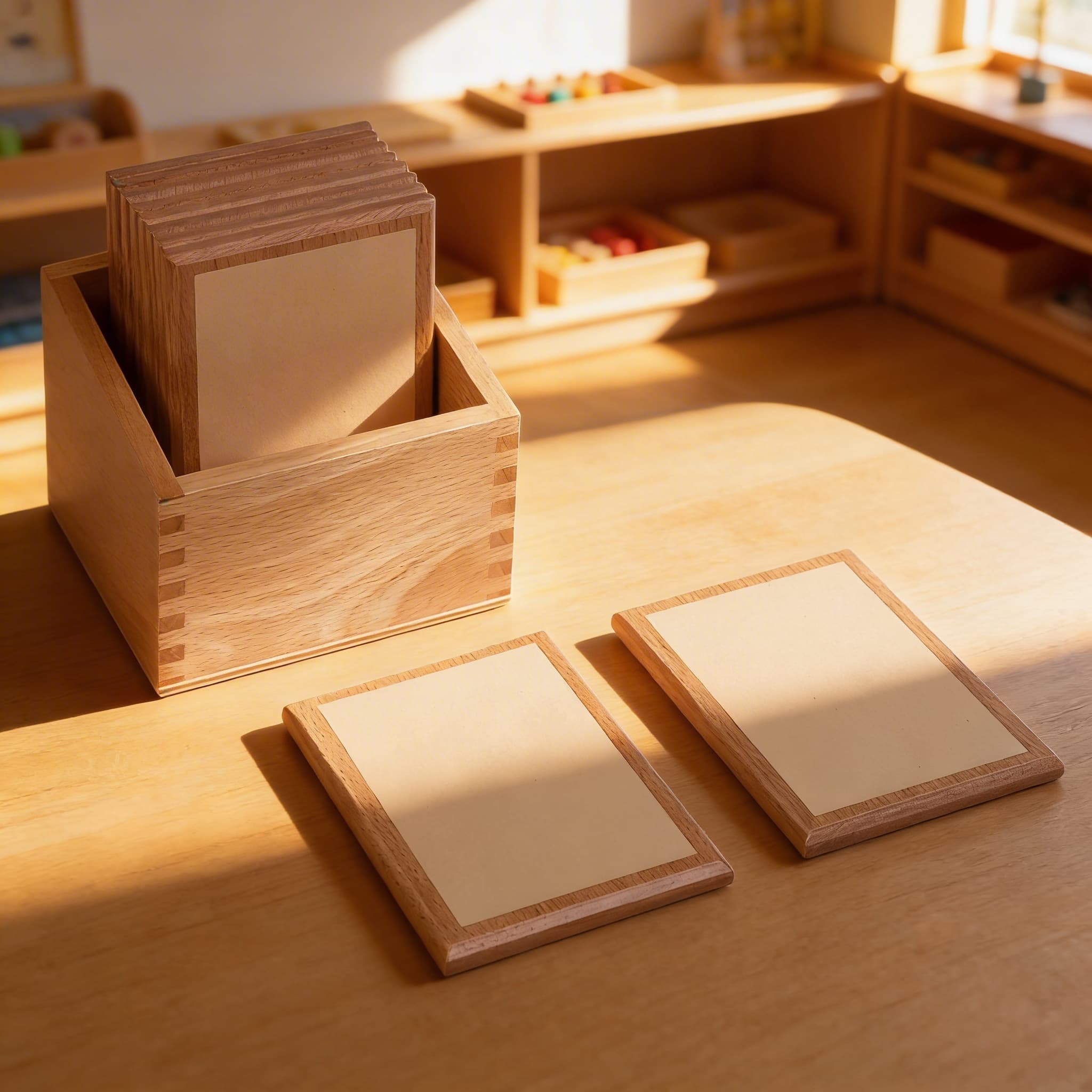 Glatte Abstufungstafeln — Taktile Unterscheidung — Im Einsatz