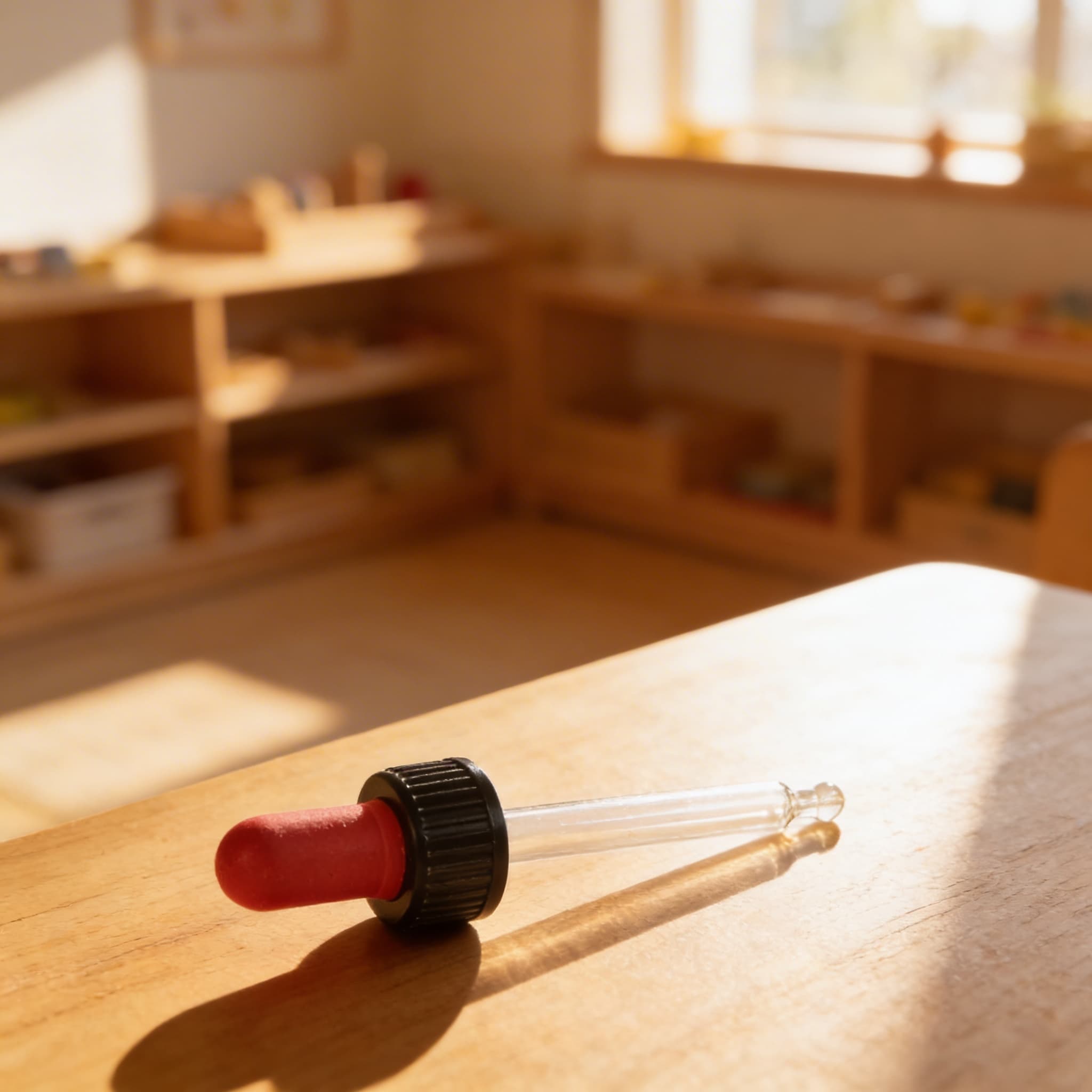 Geschmacksübung: Pipette mit Schraubverschluss - Schwarz / Rot — Ansicht 4