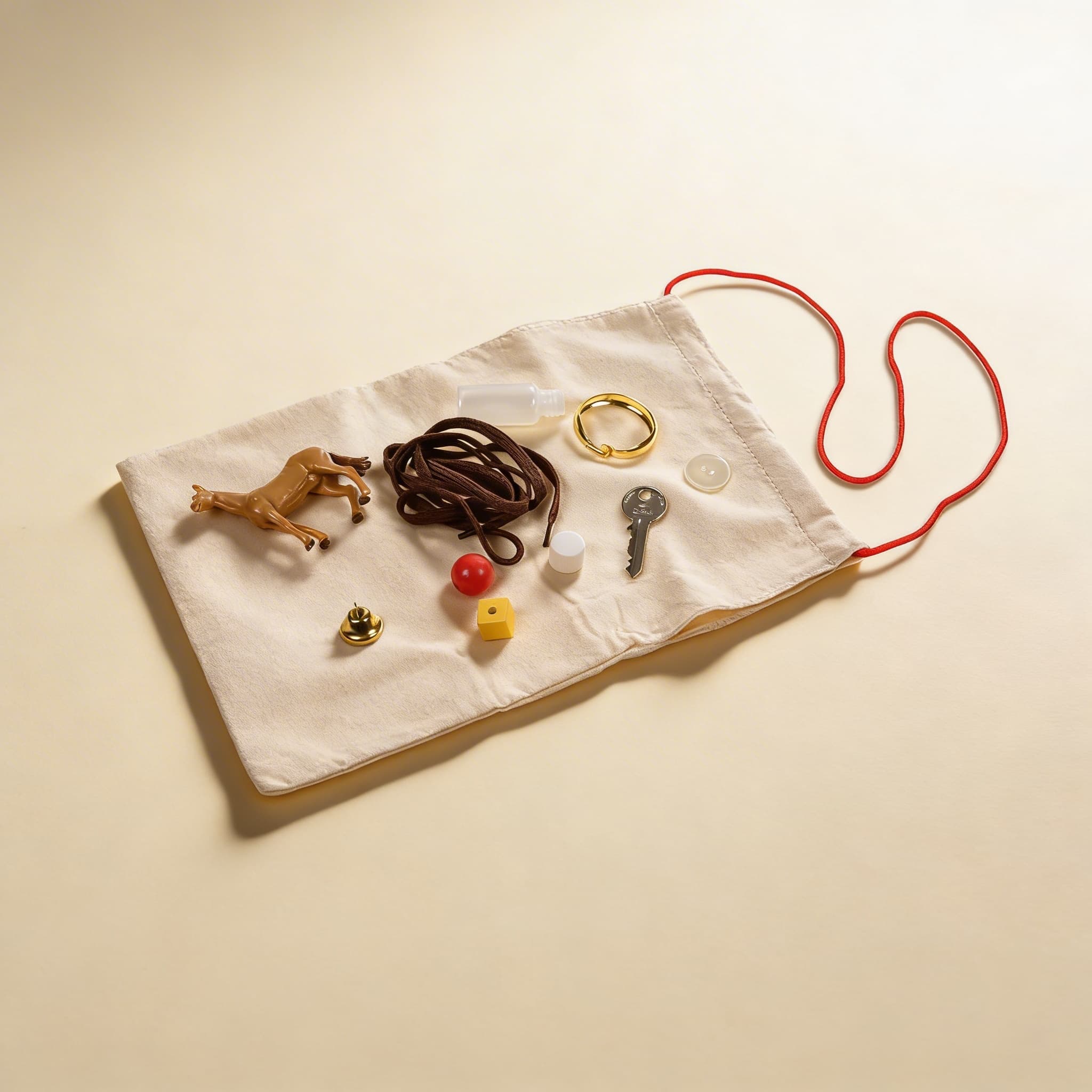 Geheimnisbeutel: Vertraute Gegenstände — Katalogansicht