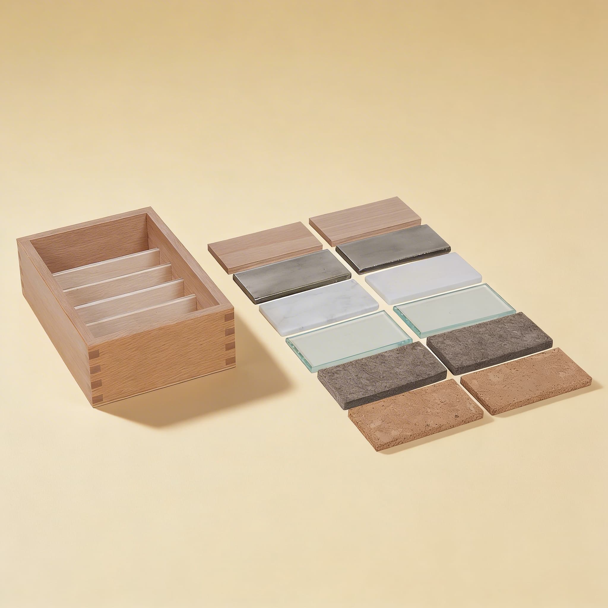 Thermoplatten — Temperaturdifferenzierung durch Berührung — Katalogansicht