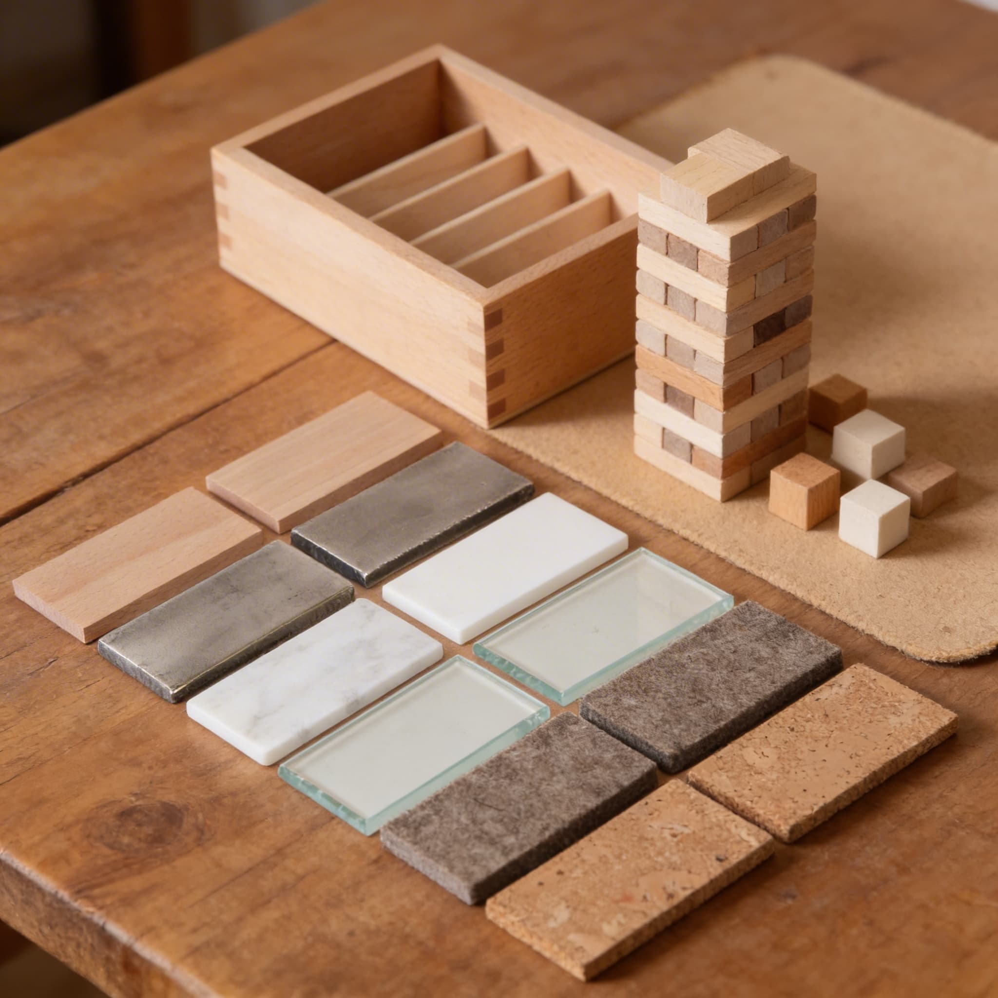 Thermoplatten — Temperaturdifferenzierung durch Berührung — Detailansicht