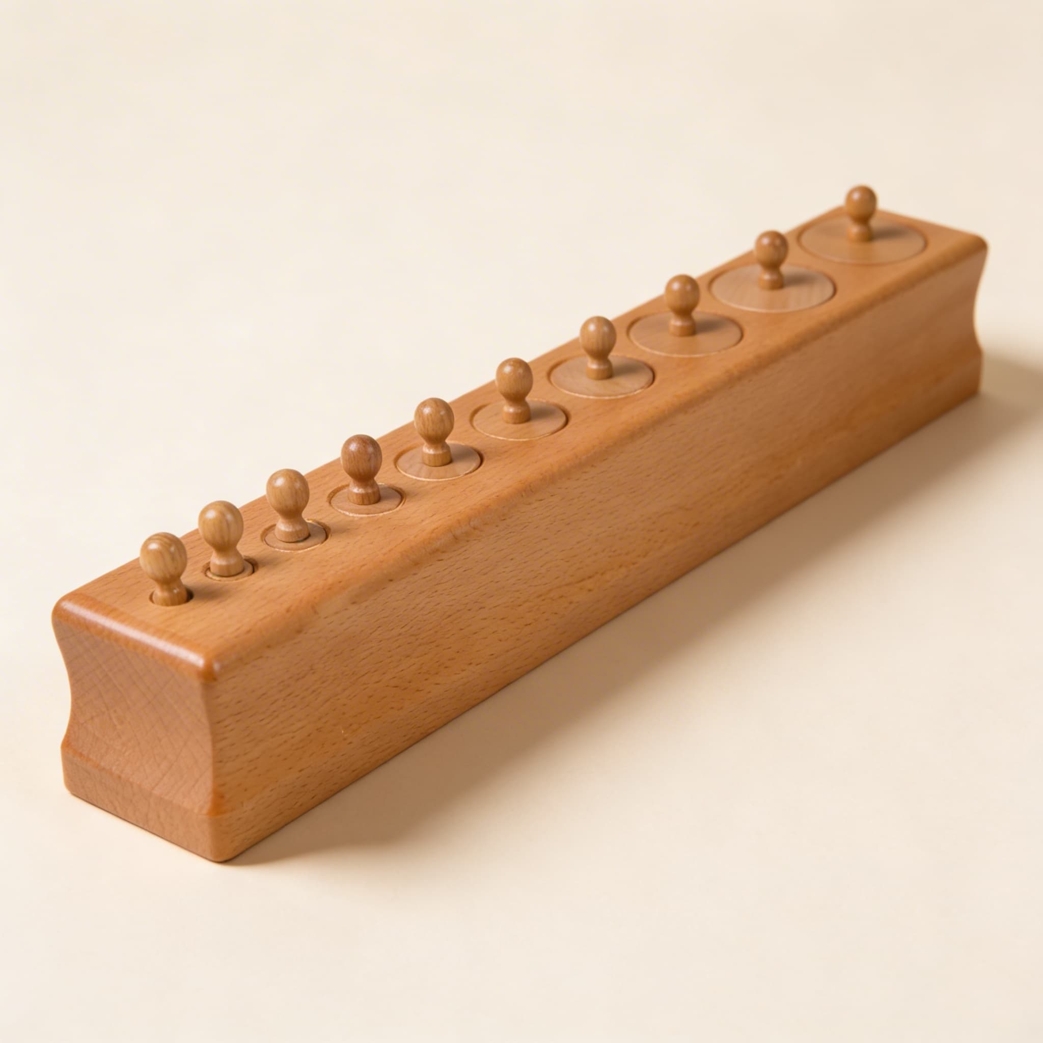 Zylinderblock Nr. 1 — Variierender Durchmesser, konstante Höhe — Katalogansicht