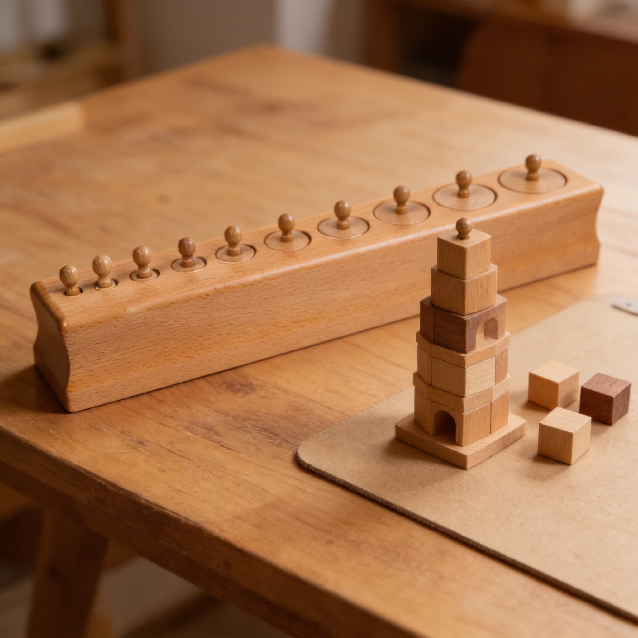 Zylinderblock Nr. 1 — Variierender Durchmesser, konstante Höhe — Detailansicht