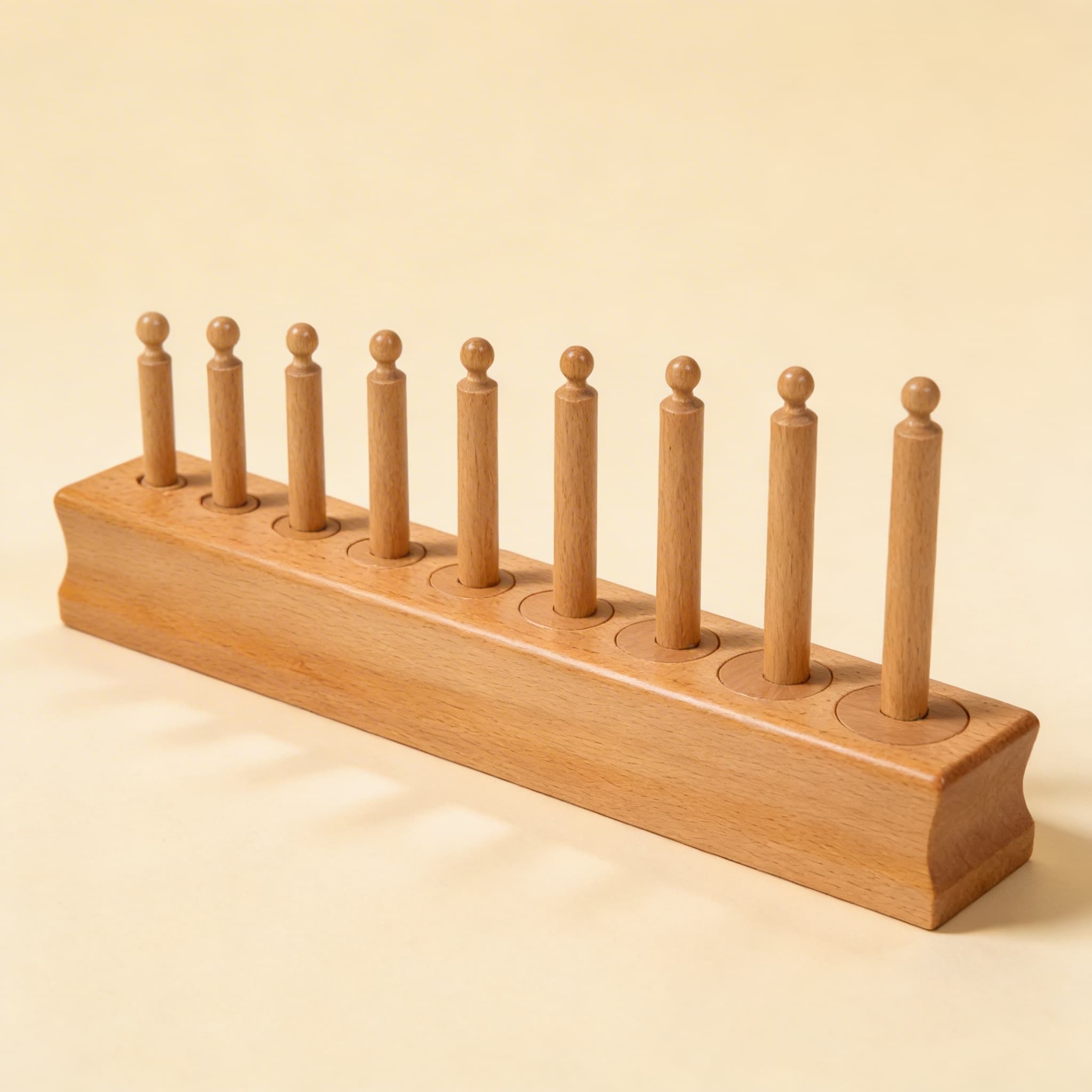 Zylinderblock Nr. 3 — Abnehmender Durchmesser visuelle Unterscheidung — Katalogansicht