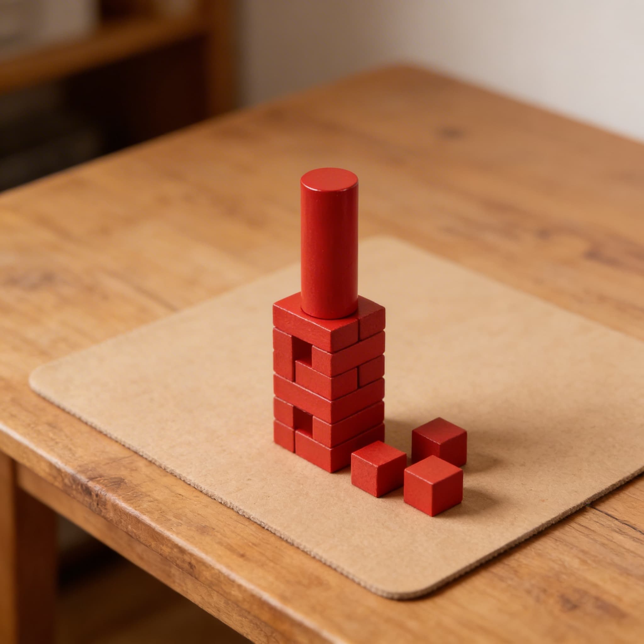 3. Roter Zylinder — Ansicht 3