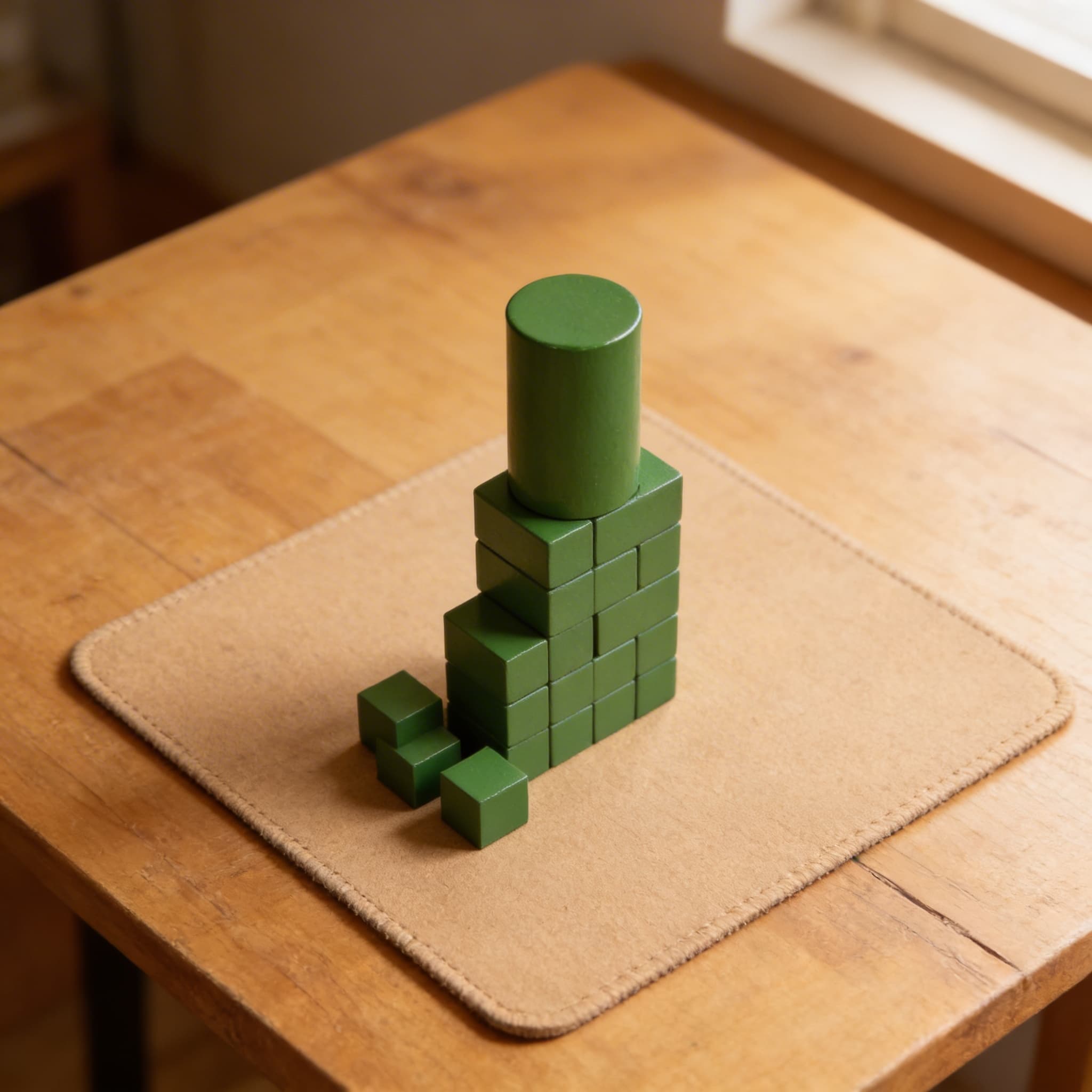 4. Grüner Zylinder — Ansicht 3