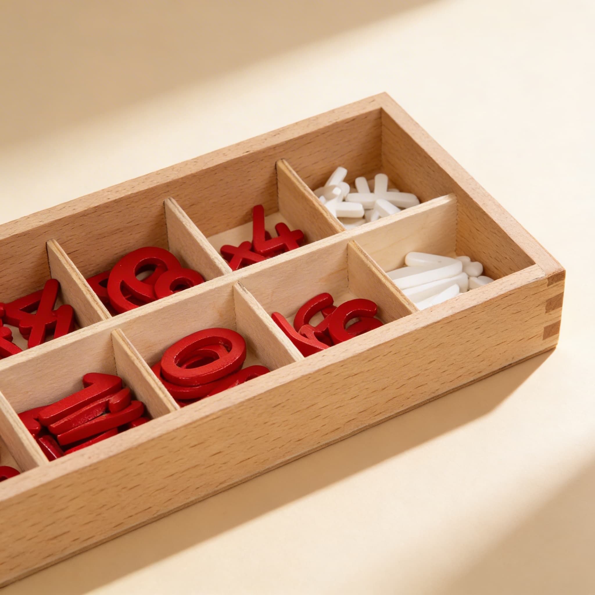 Číslice a znaky: Medzinárodná verzia — Bočný pohľad