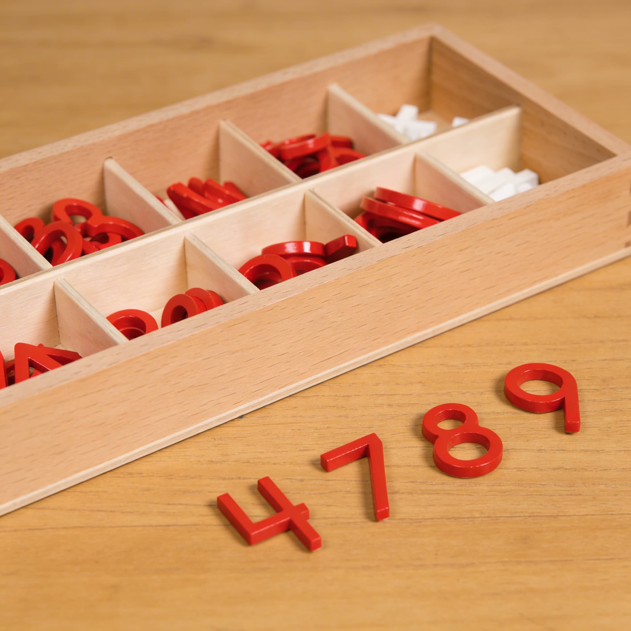 Číslice a znaky: Americká verze — Detailní pohled