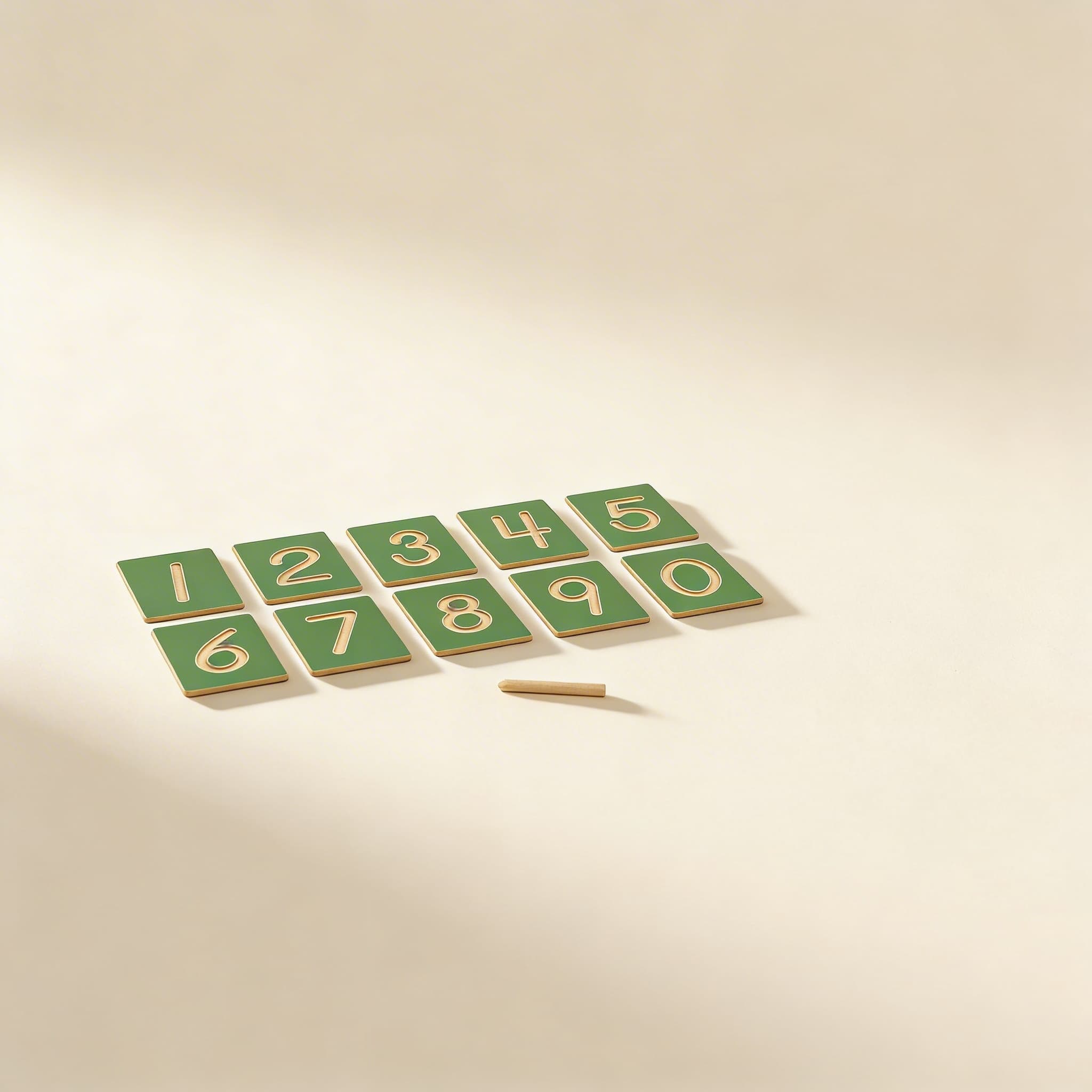 Hohle Zahlenformen: US-Version — Katalogansicht