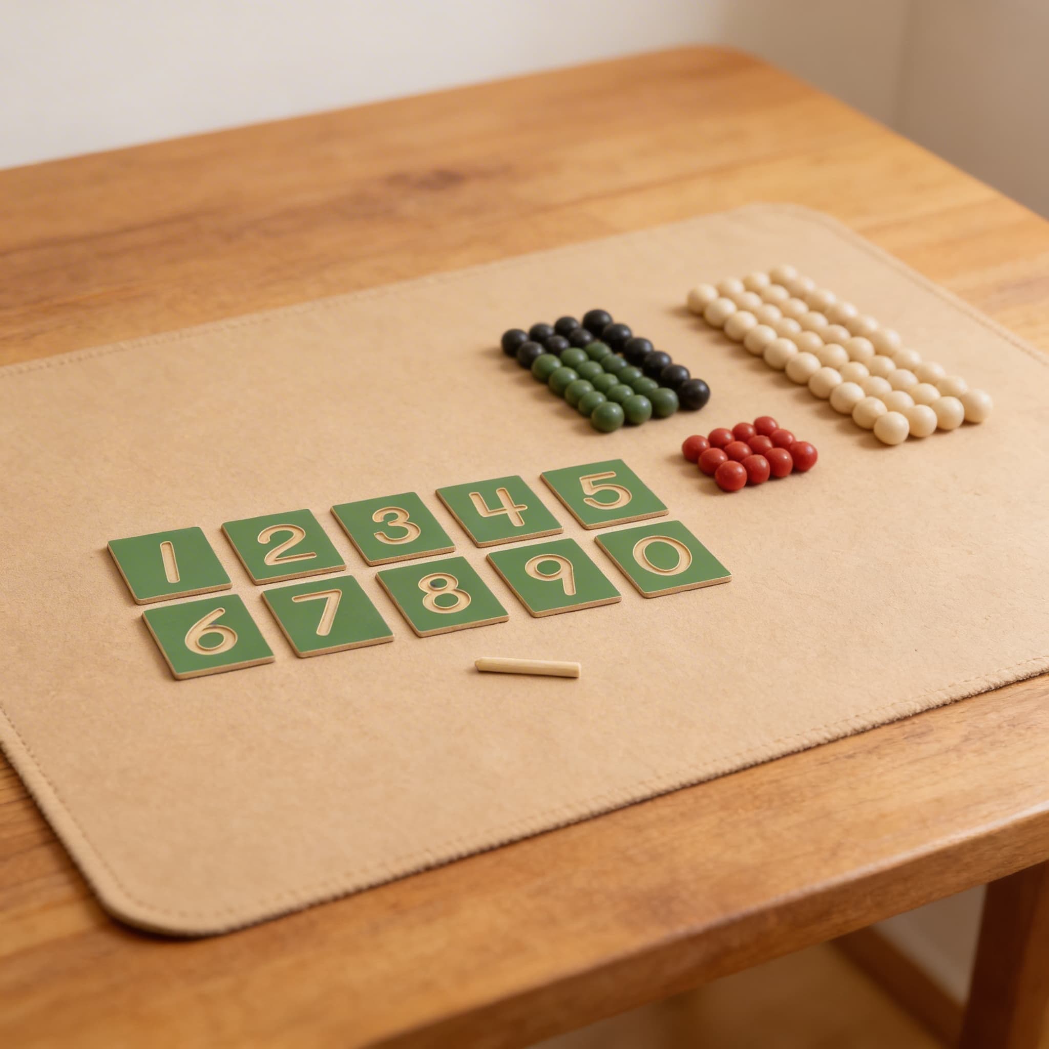 Hohle Zahlenformen: US-Version — Detailansicht