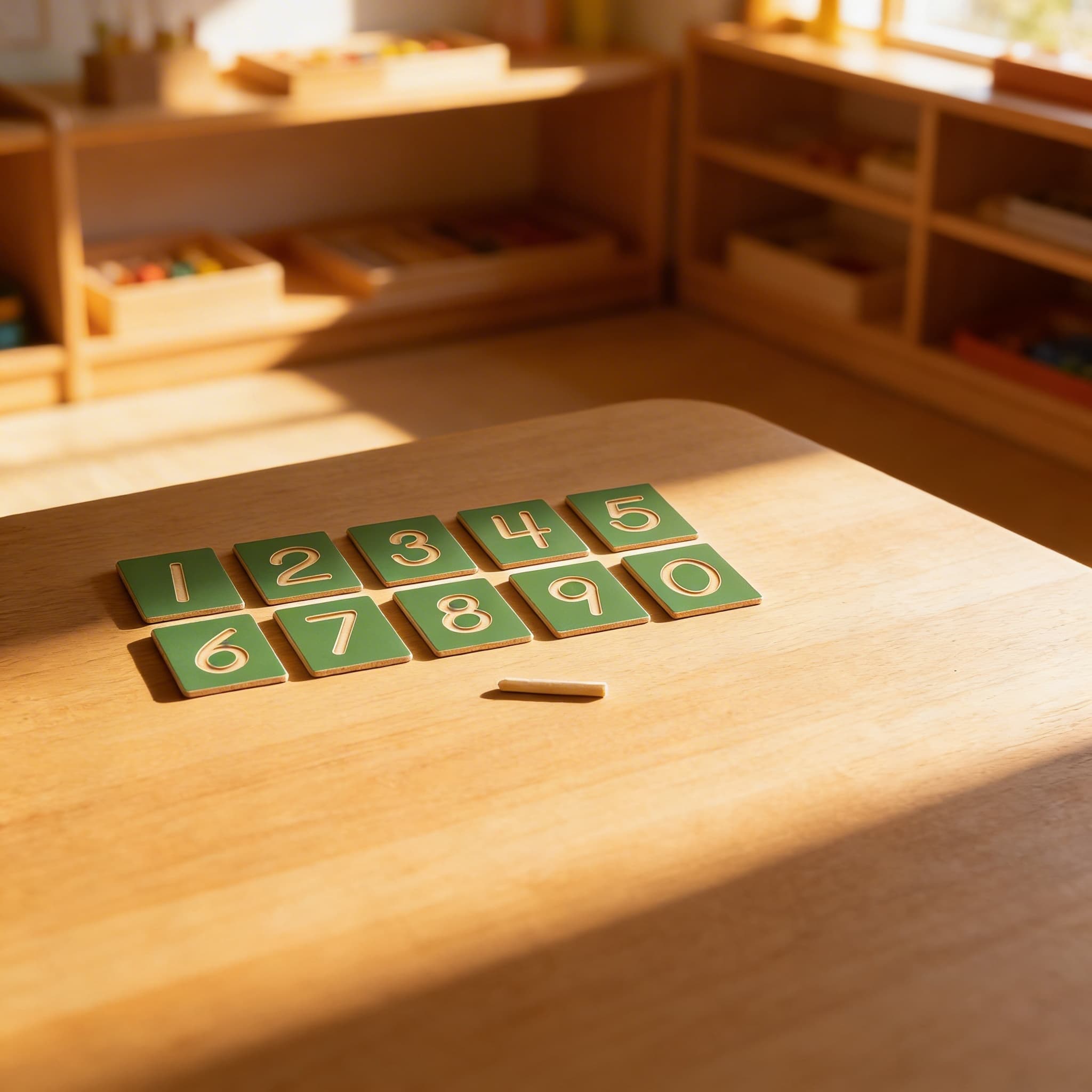 Hohle Zahlenformen: US-Version — Im Einsatz