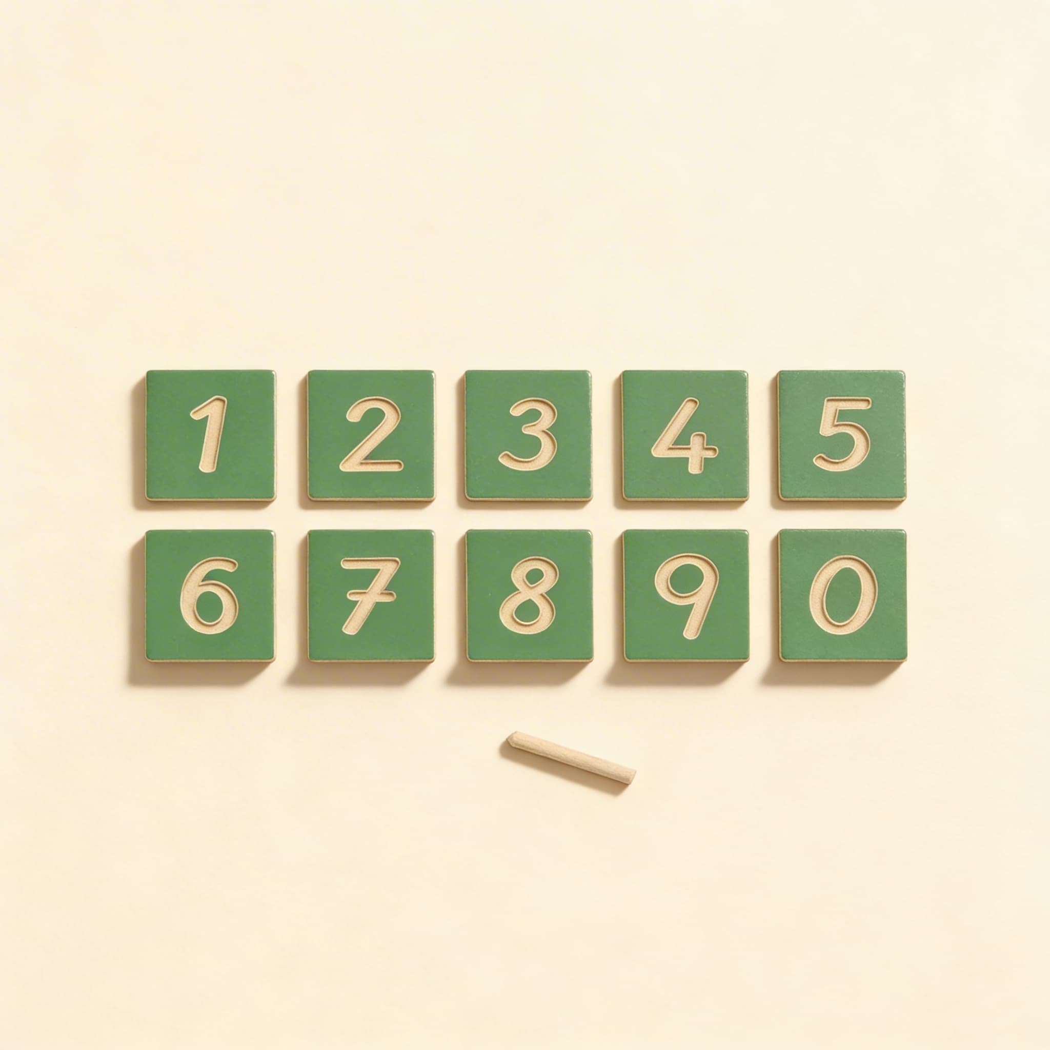 Hohle Zahlenformen: Internationale Version — Katalogansicht