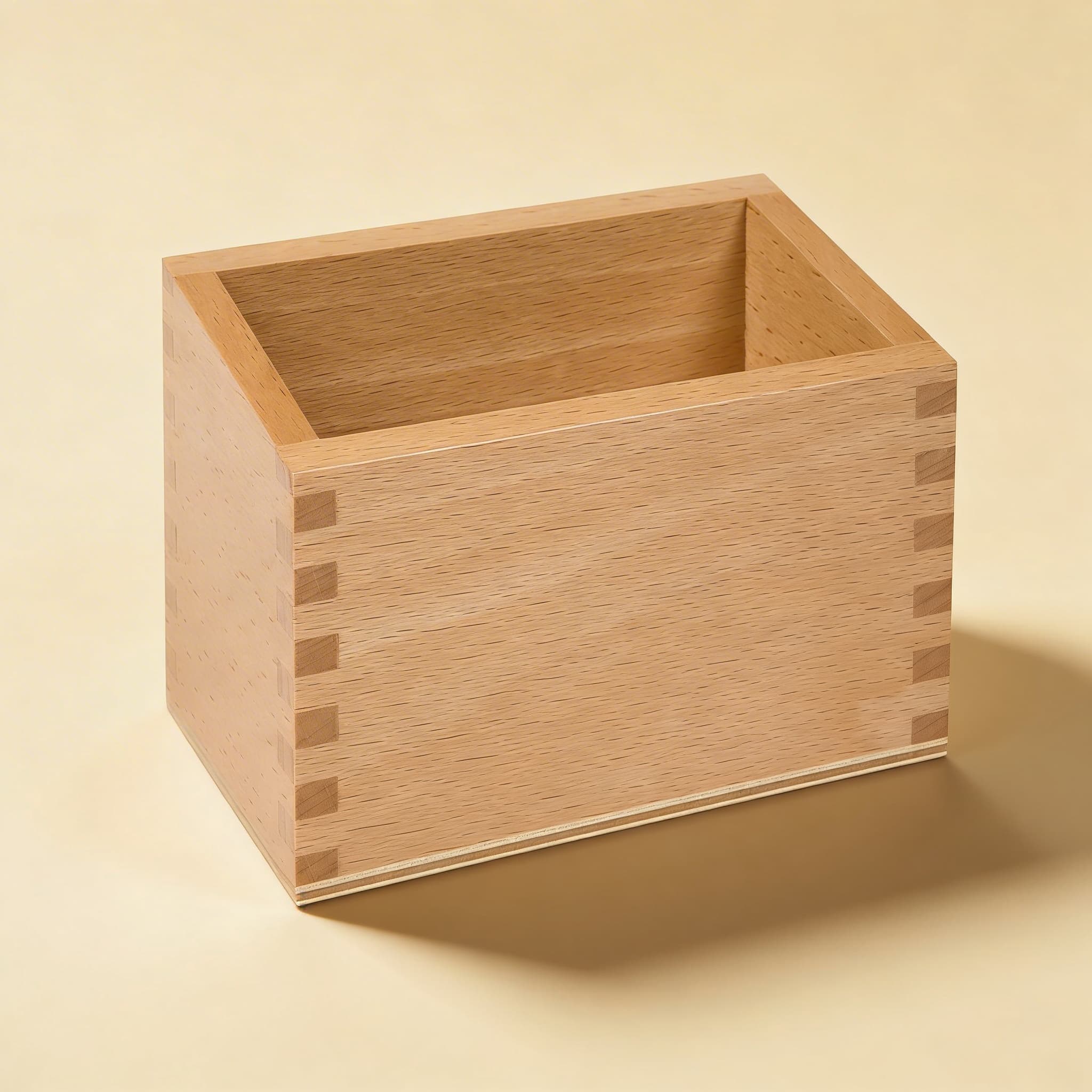 Sandpapierziffern-Box — Holzaufbewahrungsbehälter — Katalogansicht