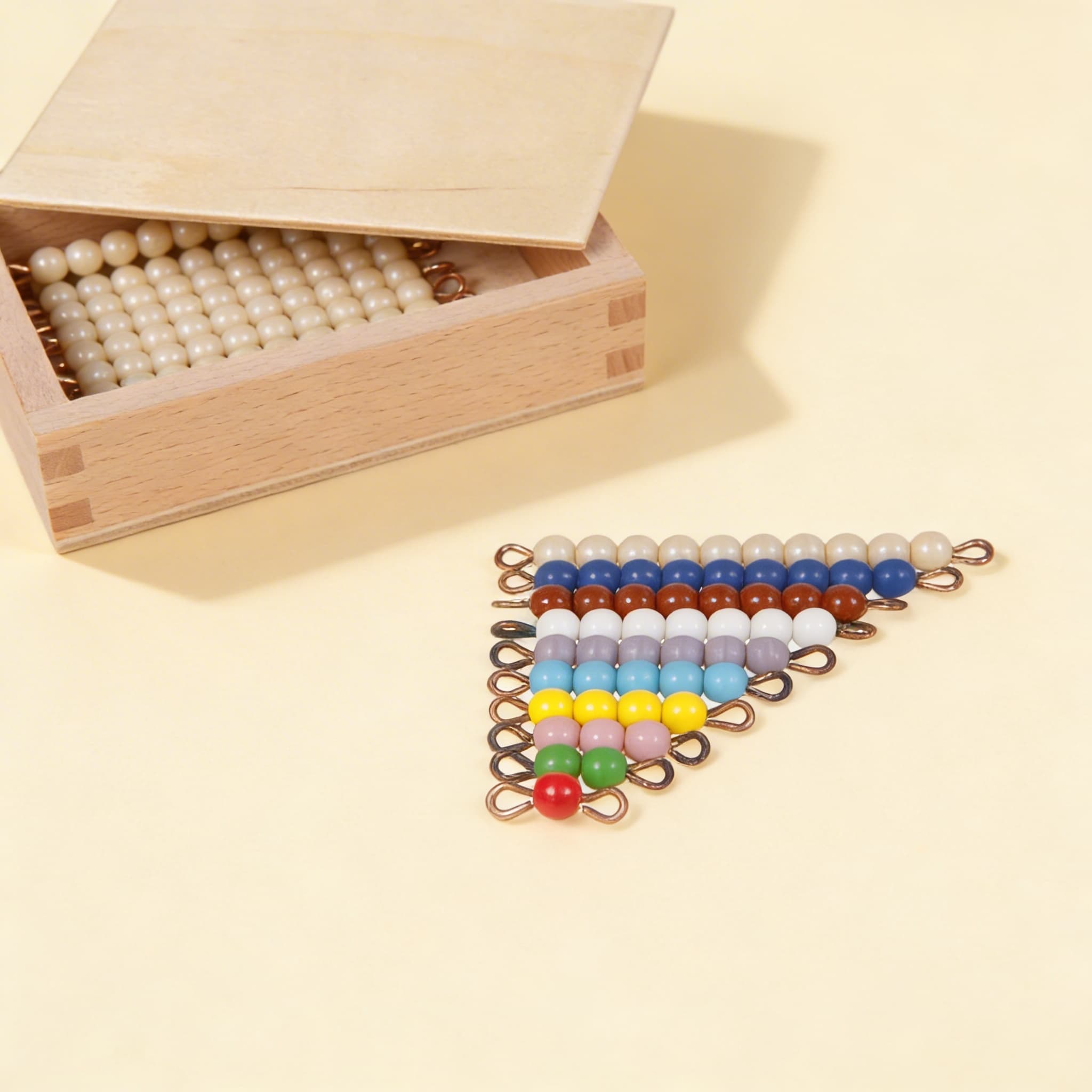 Zehnerzahlen-Perlenbox — Einzelne Glasperlen 10-19 — Katalogansicht