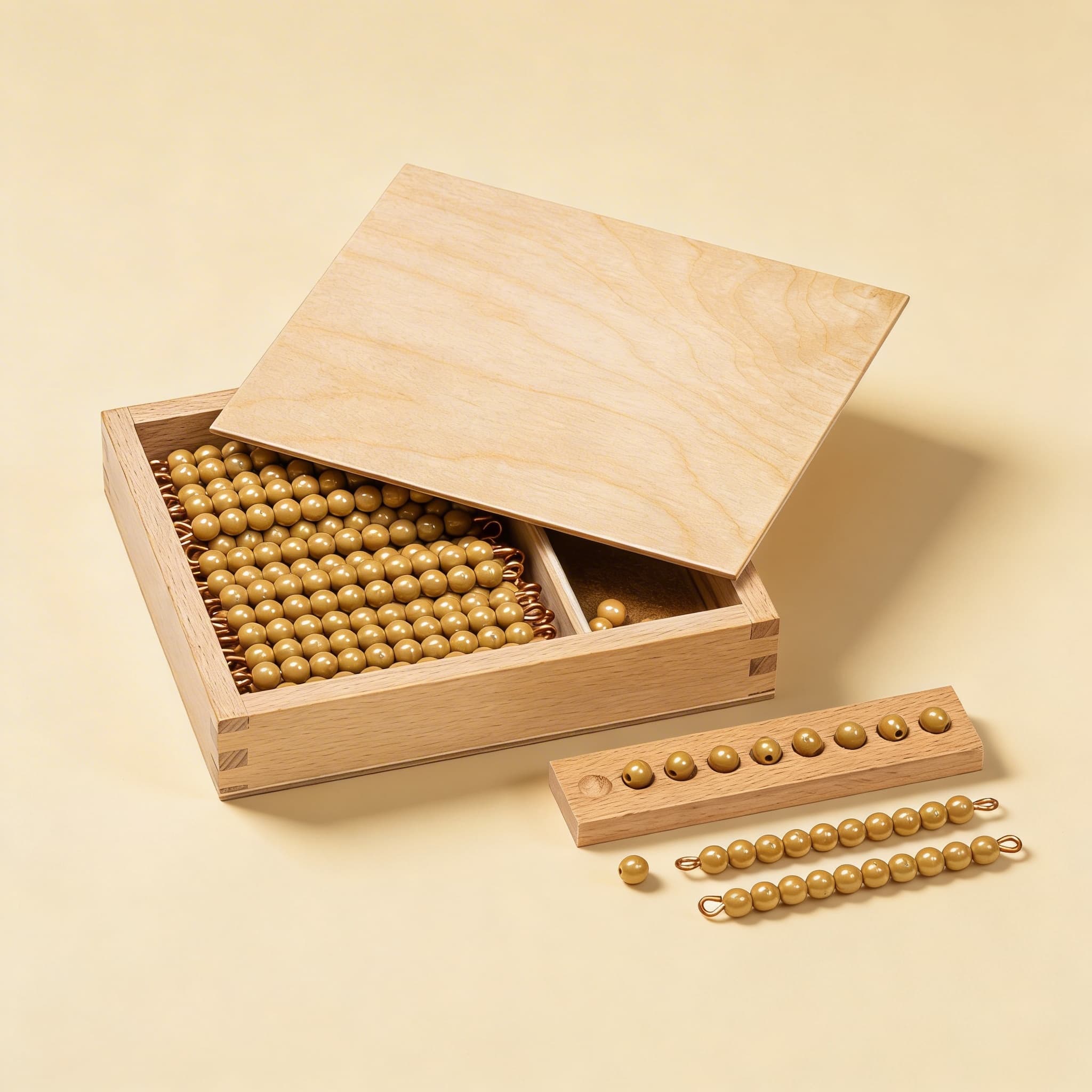 Zehnerperlenkiste — Einzelne Nylonperlen für Dezimalsystem — Katalogansicht
