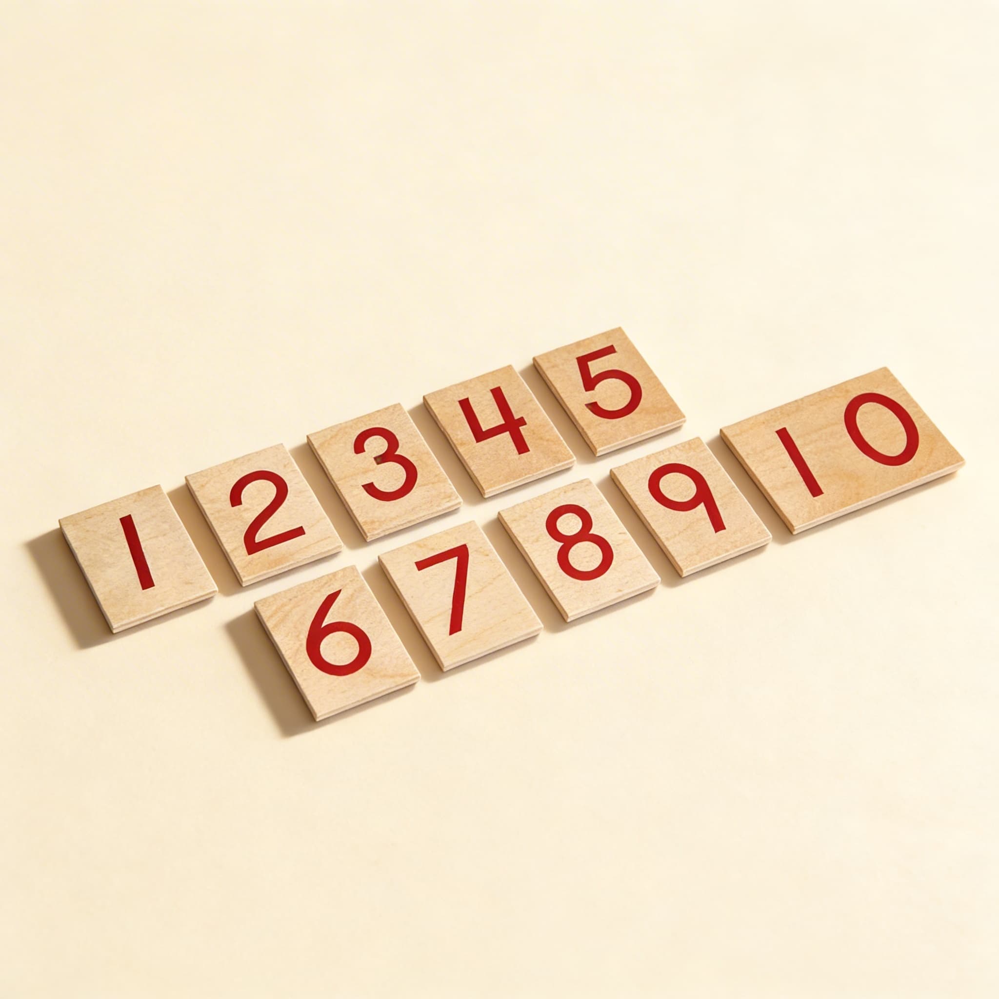 Gedruckte Ziffern: US-Version — Seitenansicht