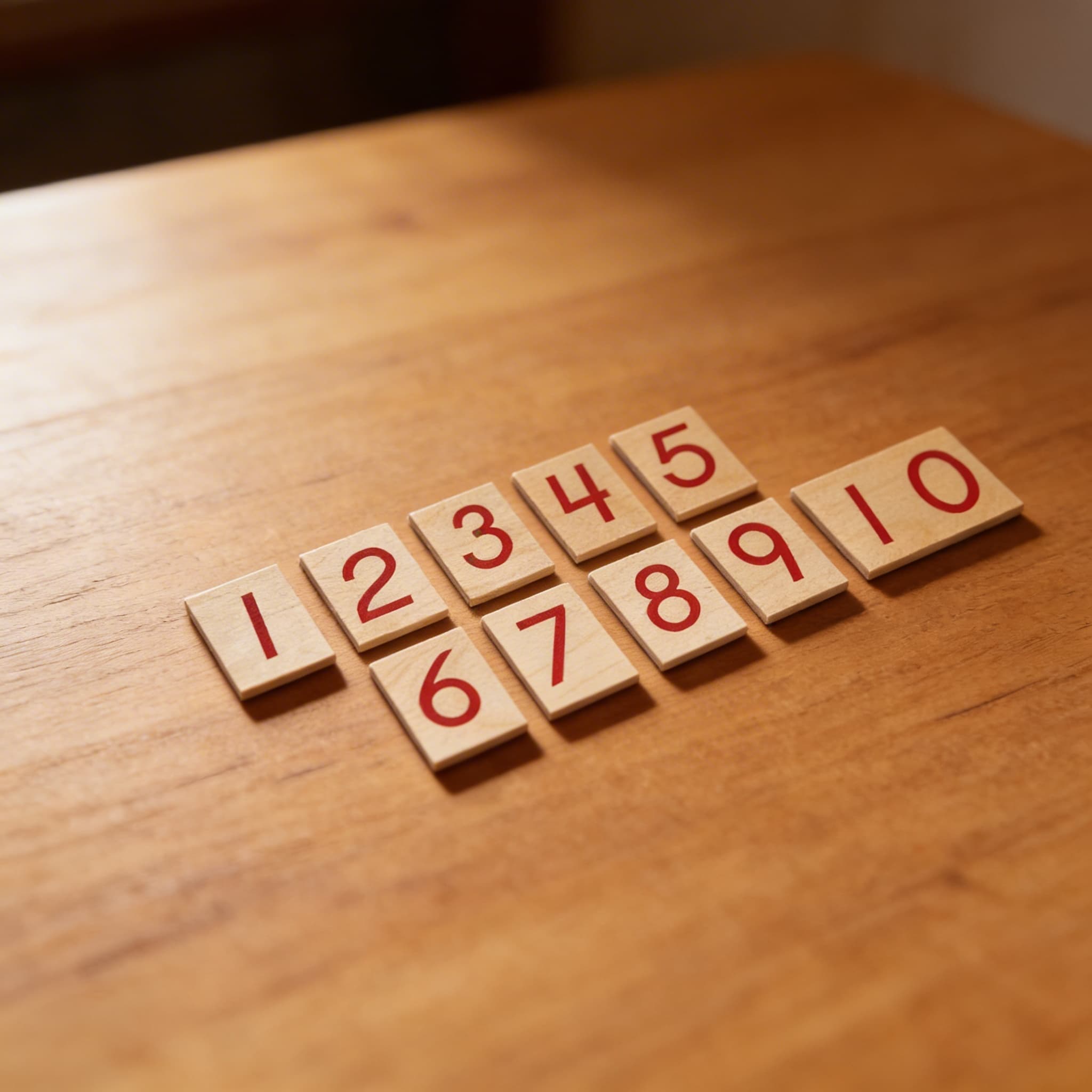 Gedruckte Ziffern: US-Version — Detailansicht