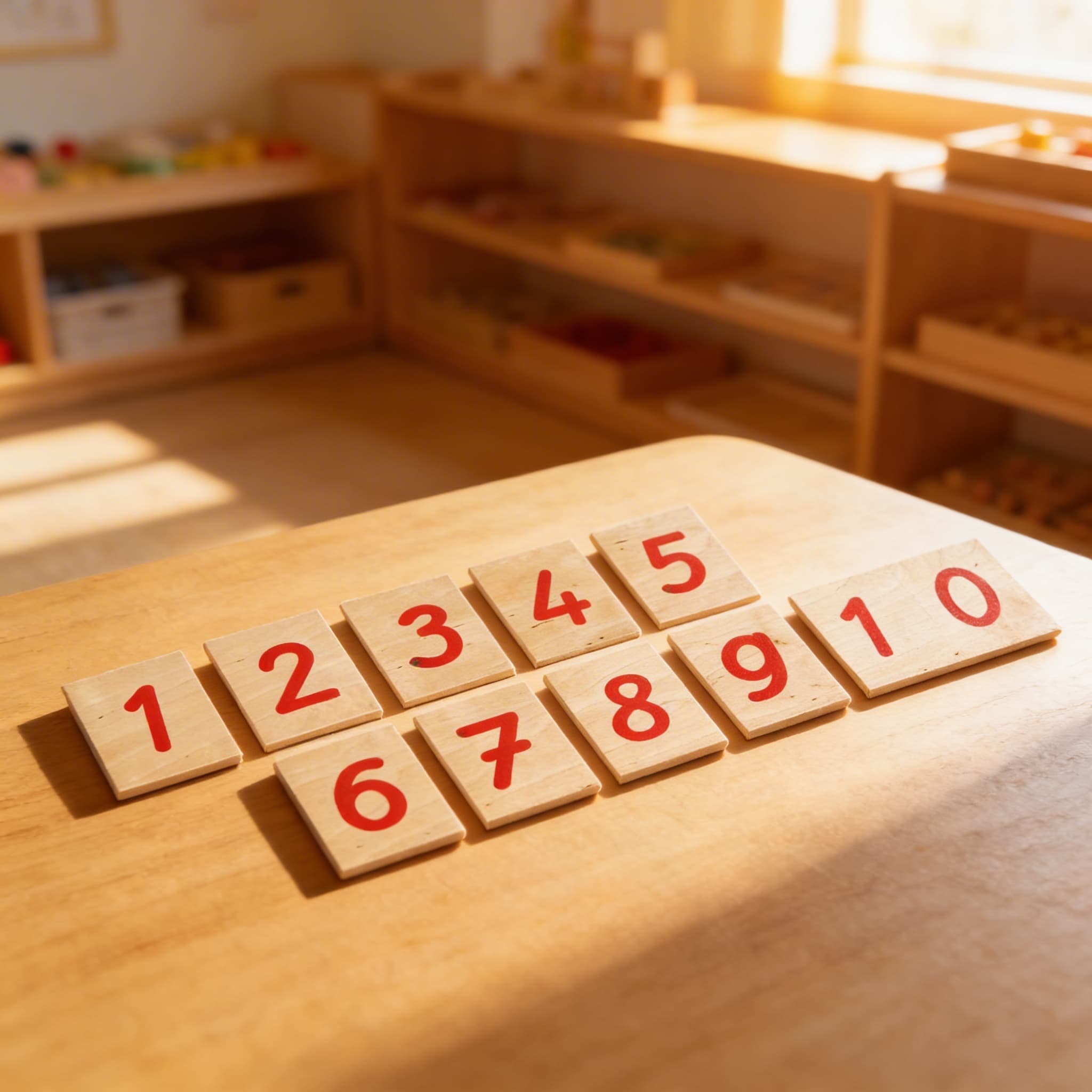 Gedruckte Ziffern — Im Einsatz