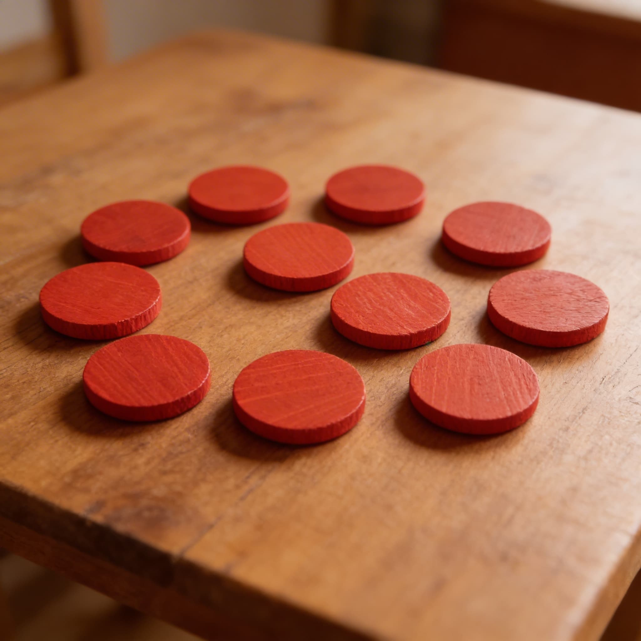 Zählplättchen Rot (100) — Detailansicht