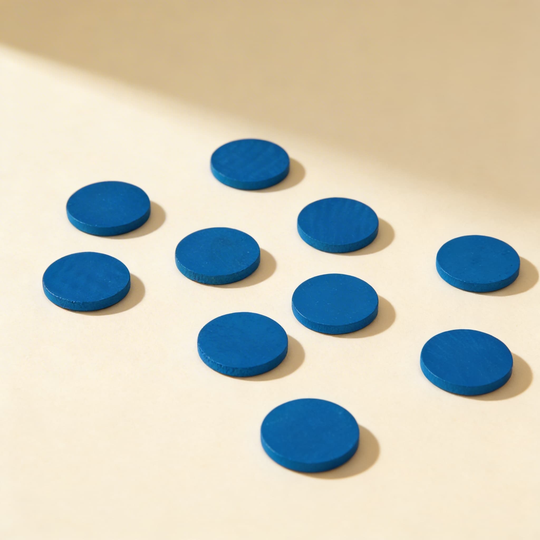 Zähler: Blau (100) — Seitenansicht