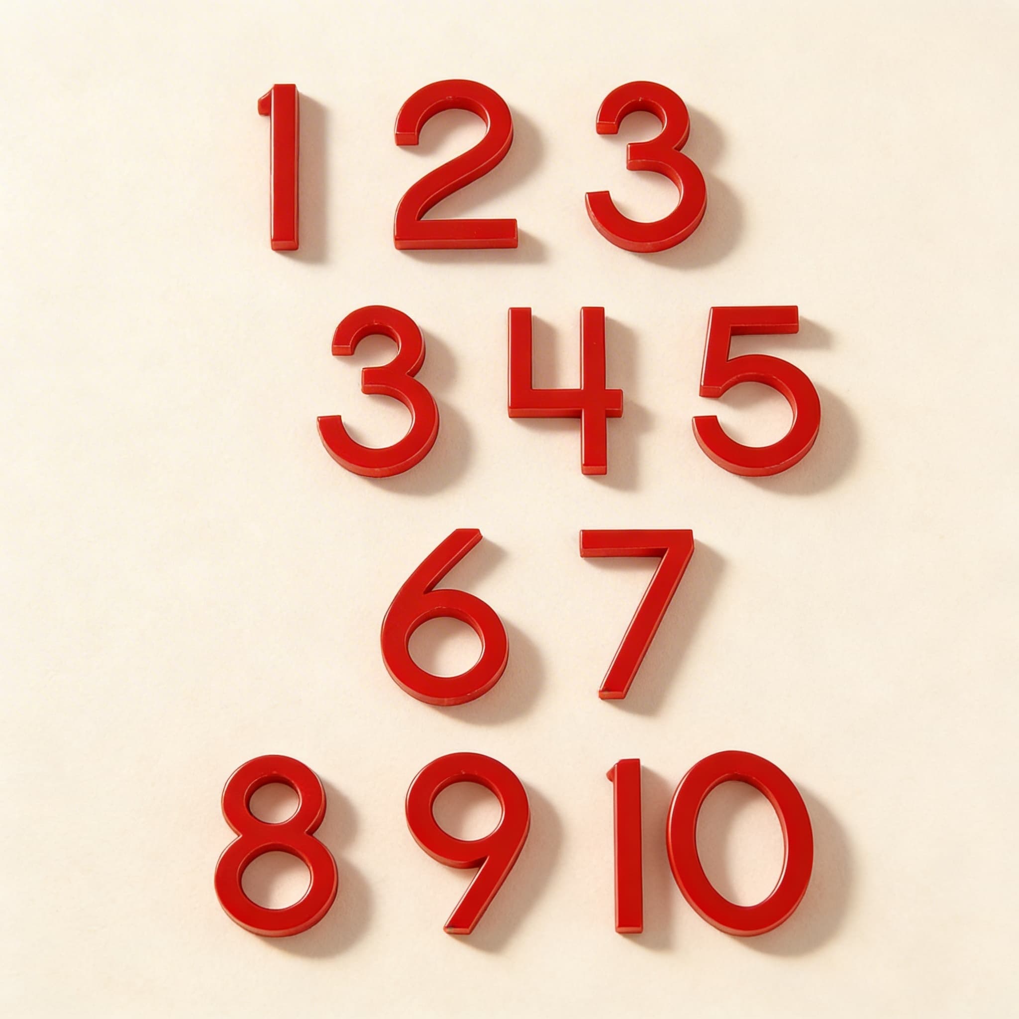 Ausgeschnittene Ziffern: US-Version — Katalogansicht