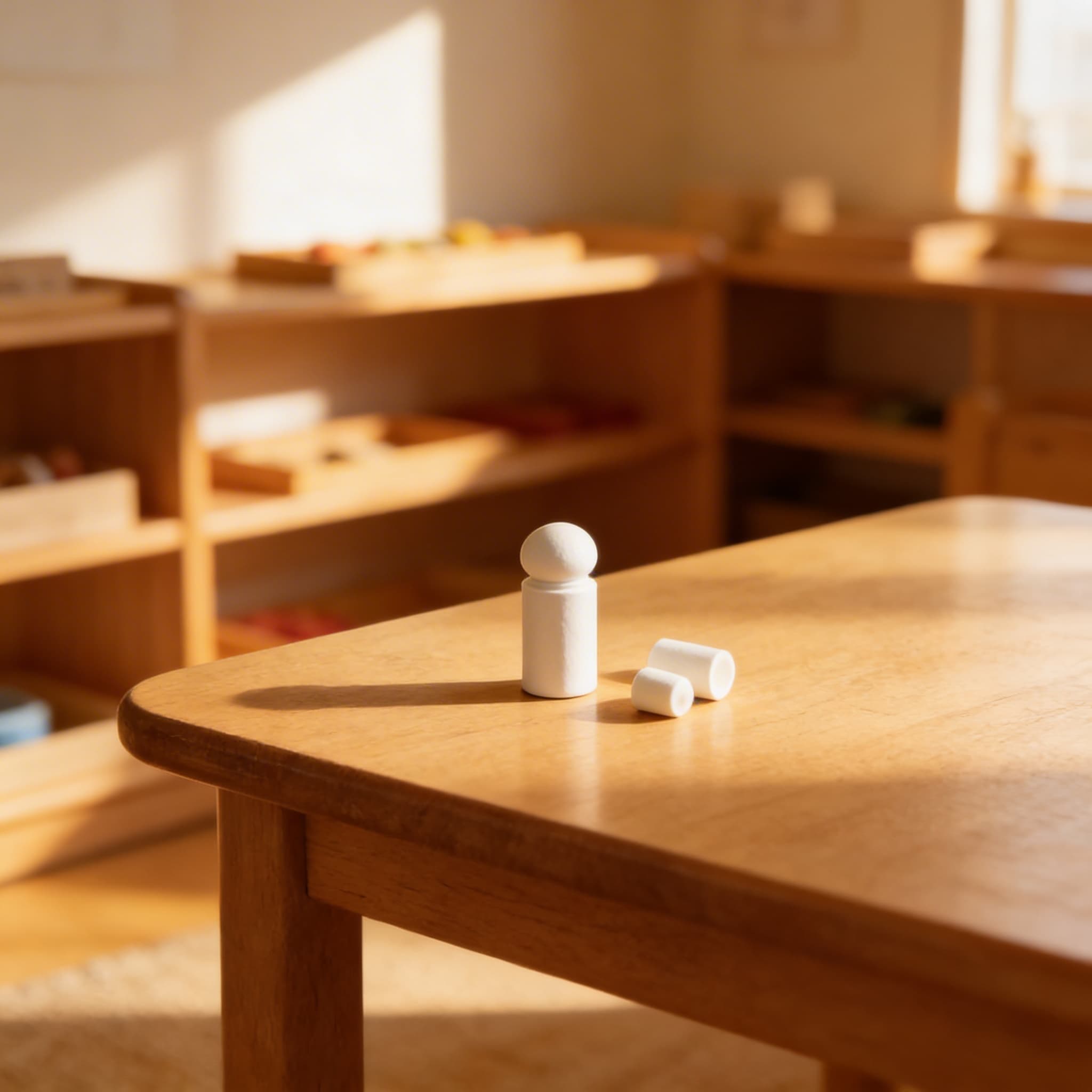 Weiße Knöpfe: Für Karten / Einsätze / Puzzles (1) — Im Einsatz