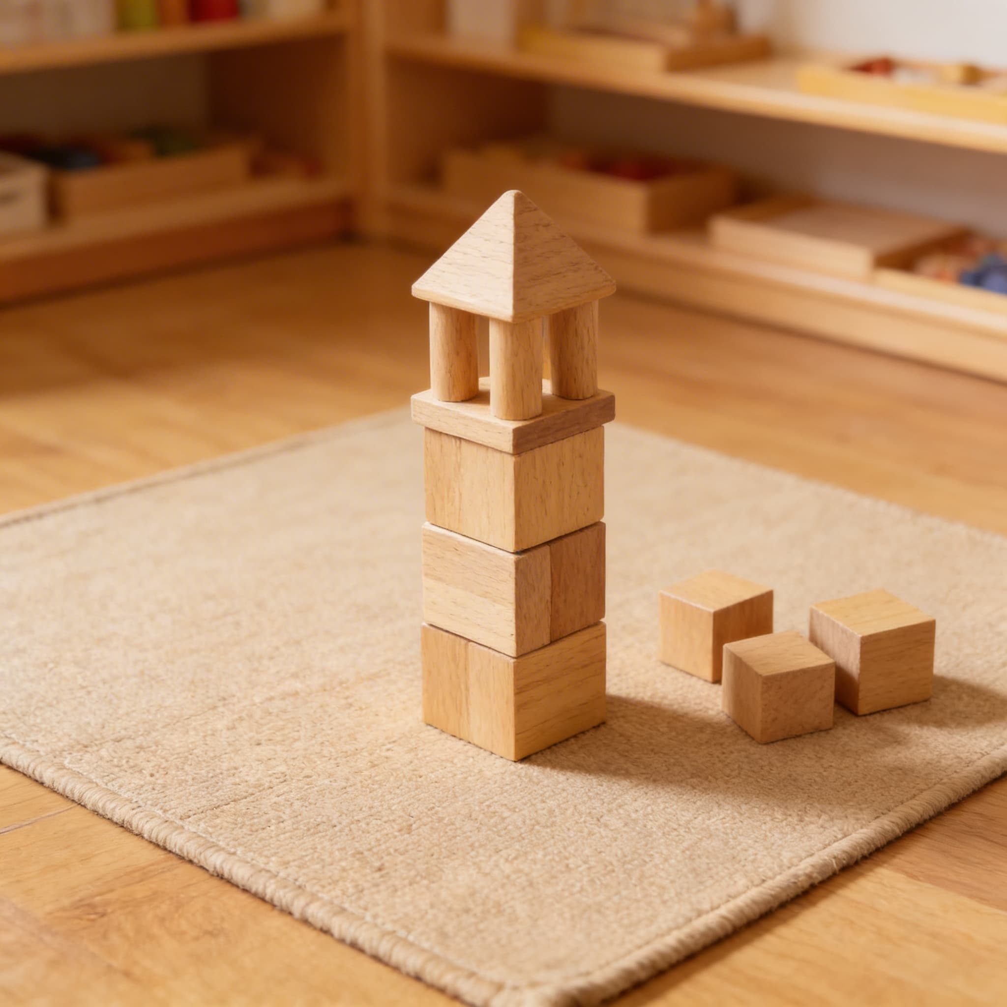 Geometriekommode-Karten — 35 blaue Formenkarten zum visuellen Zuordnen — Detailansicht