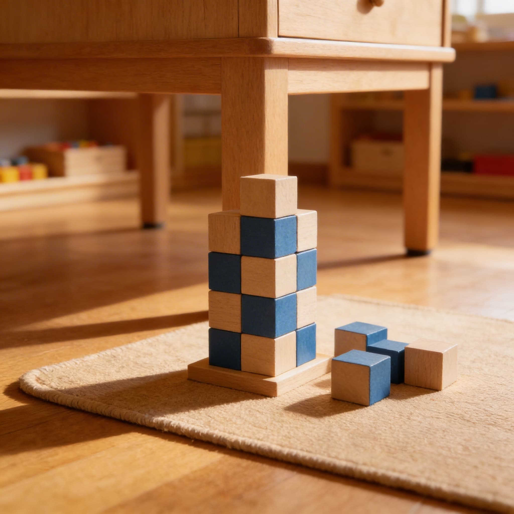 Geometrische Kommode Kontrolltafel — 28 Formen Referenzführer — Detailansicht