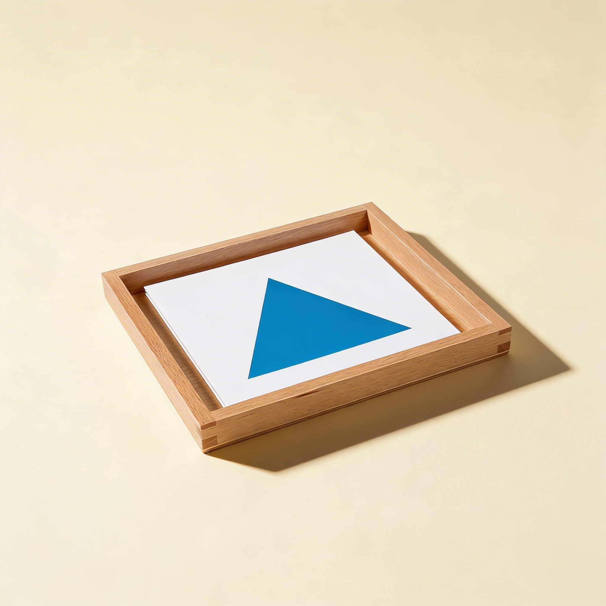 Geometrische Formen-Karten Tablett — Visuelle Formpräsentation — Katalogansicht