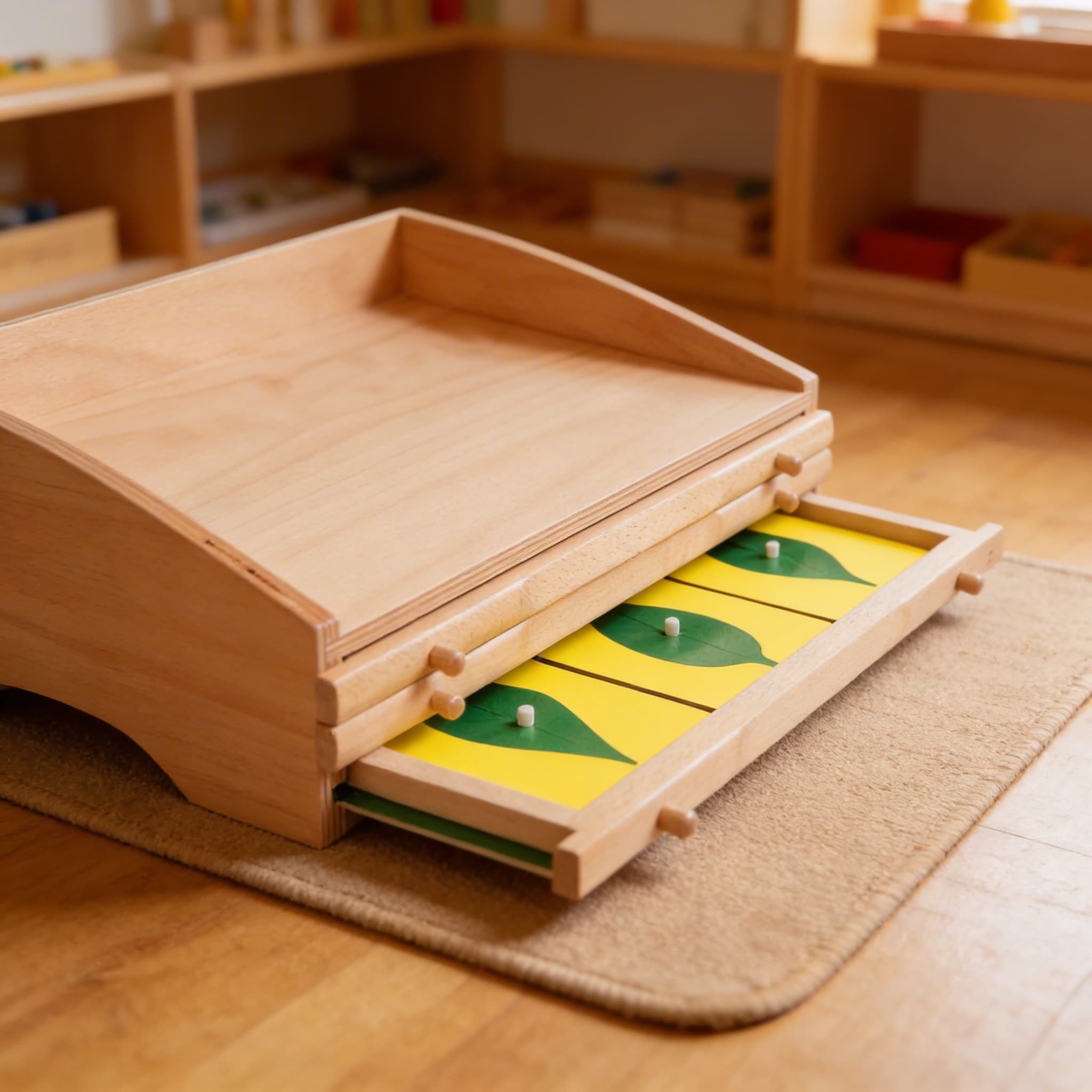 Botanikschrank — Blattformen-Erkundung & Formenunterscheidung — Detailansicht