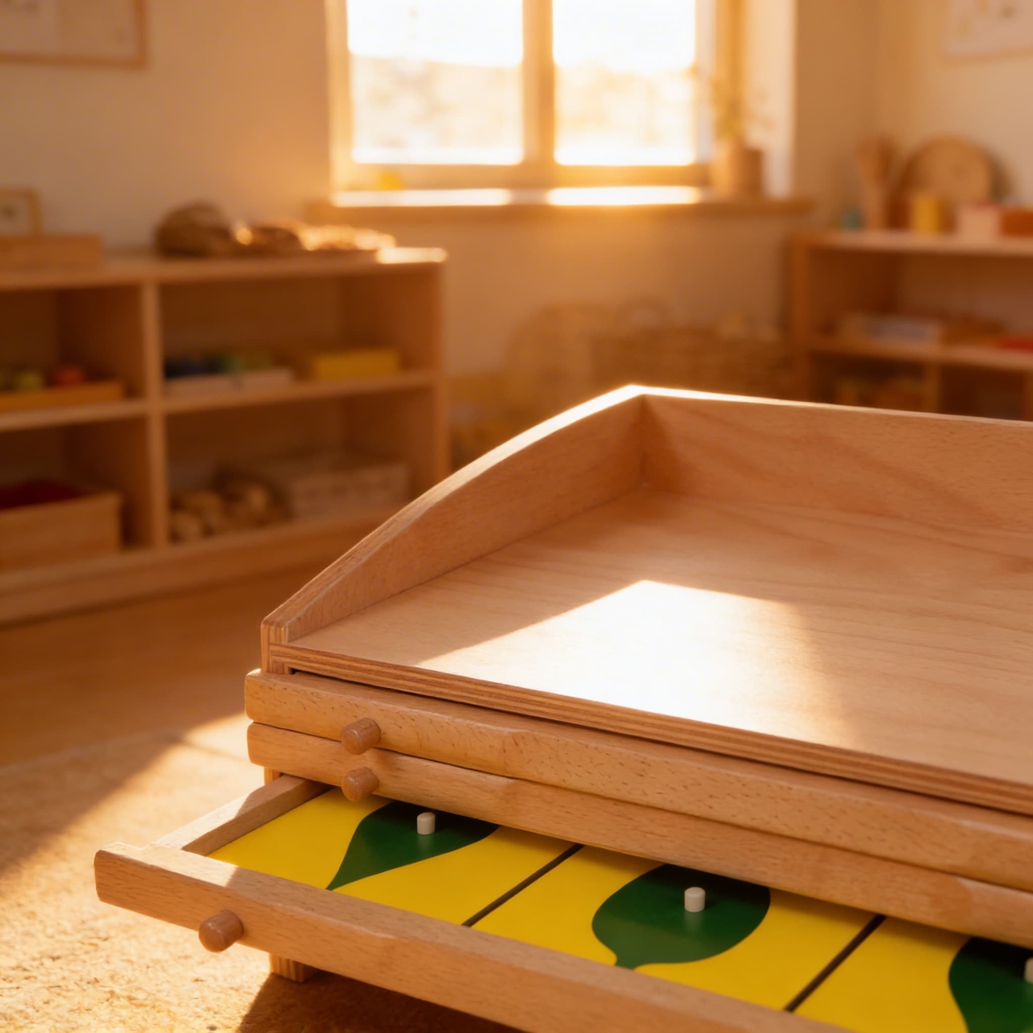 Botanikschrank — Blattformen-Erkundung & Formenunterscheidung — Im Einsatz