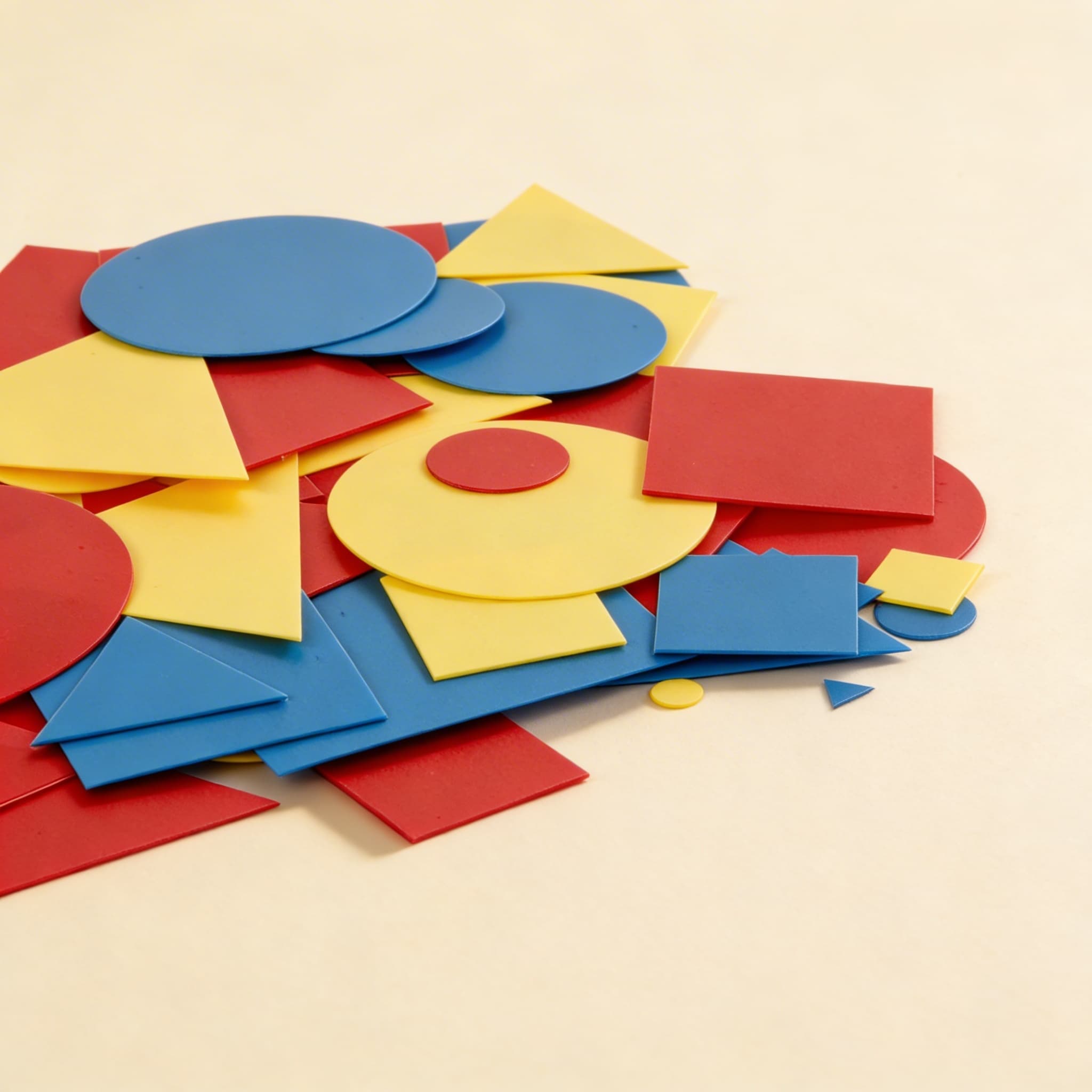 Contents Of Circles, Squares And Triangles