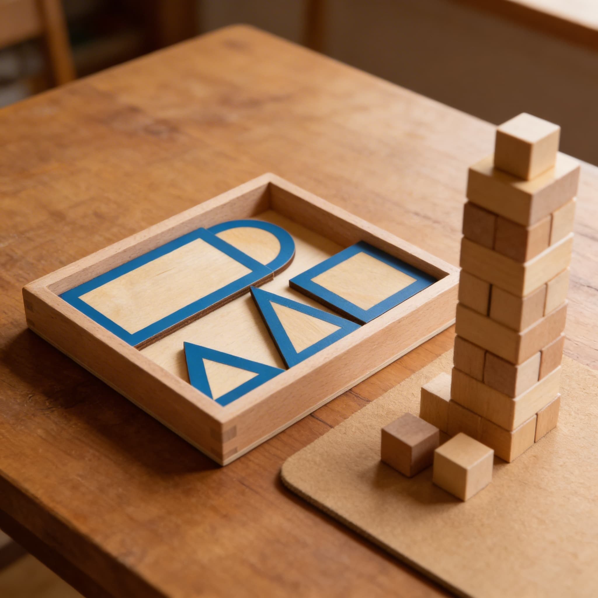 Geometrische Ebene Figuren — Flache Formen zur Diskriminierung — Detailansicht