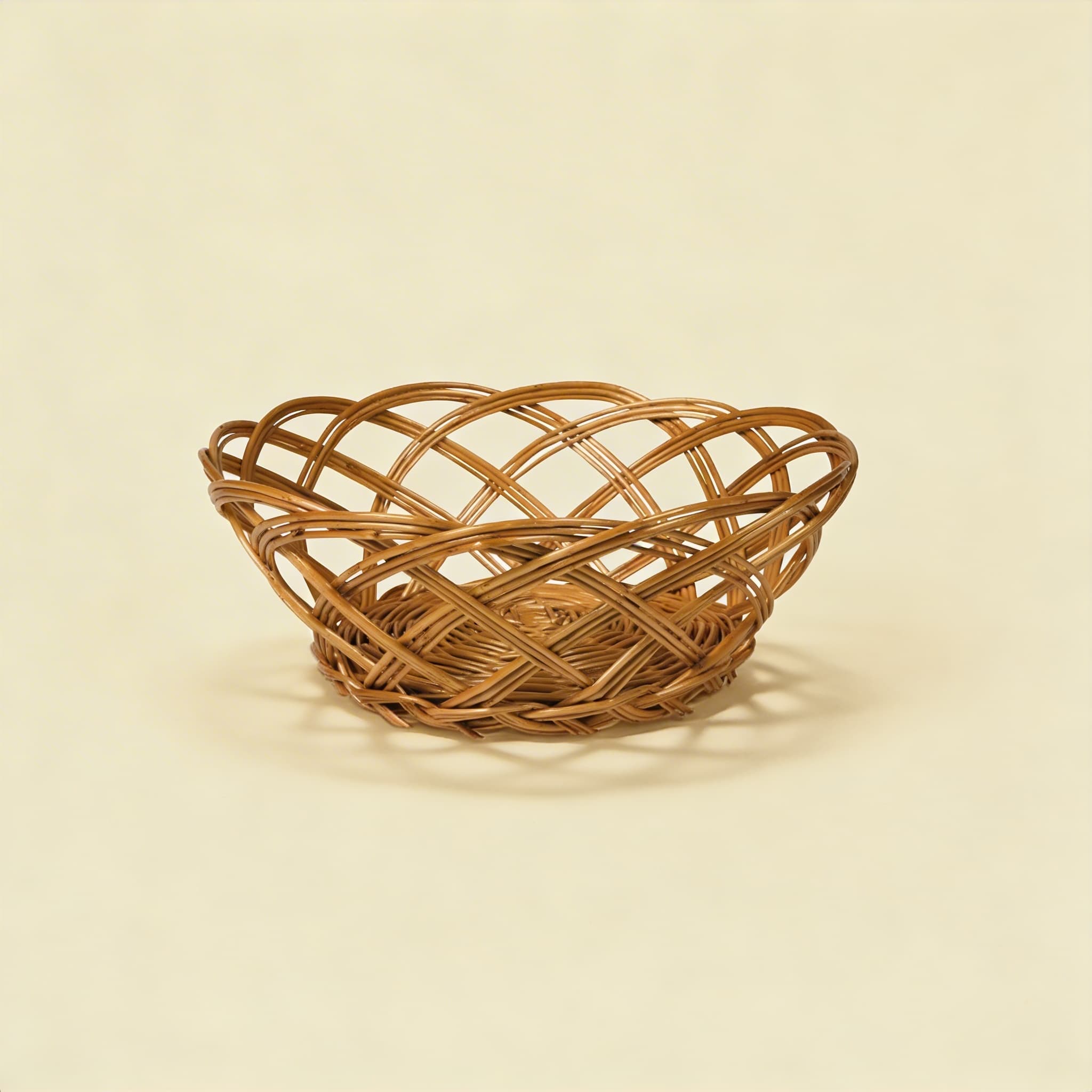 Košík na geometrické telesá — elegantný ratanový úložný kontajner — Katalógový pohľad