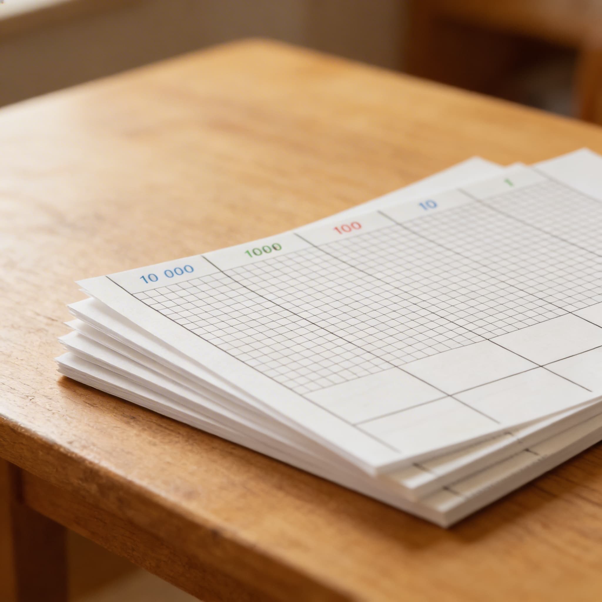 Punktübungsblätter (50 Stück) — Ansicht 3