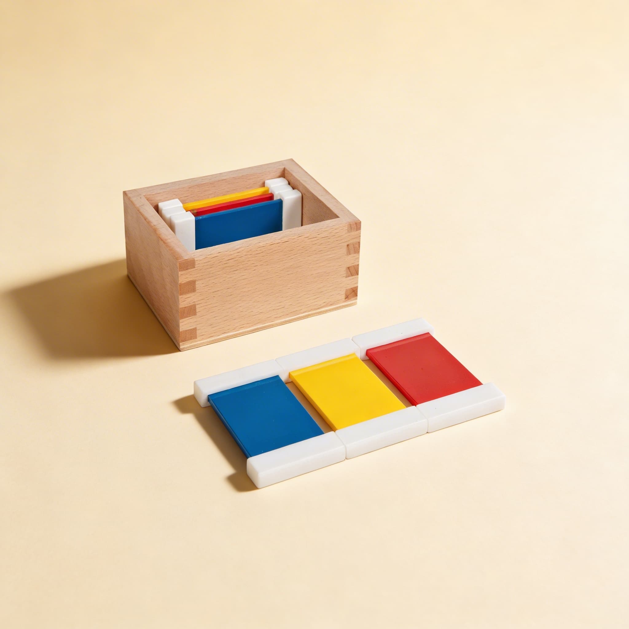 Erste Farbtäfelchen — Grundfarben-Zuordnung Einführung — Katalogansicht