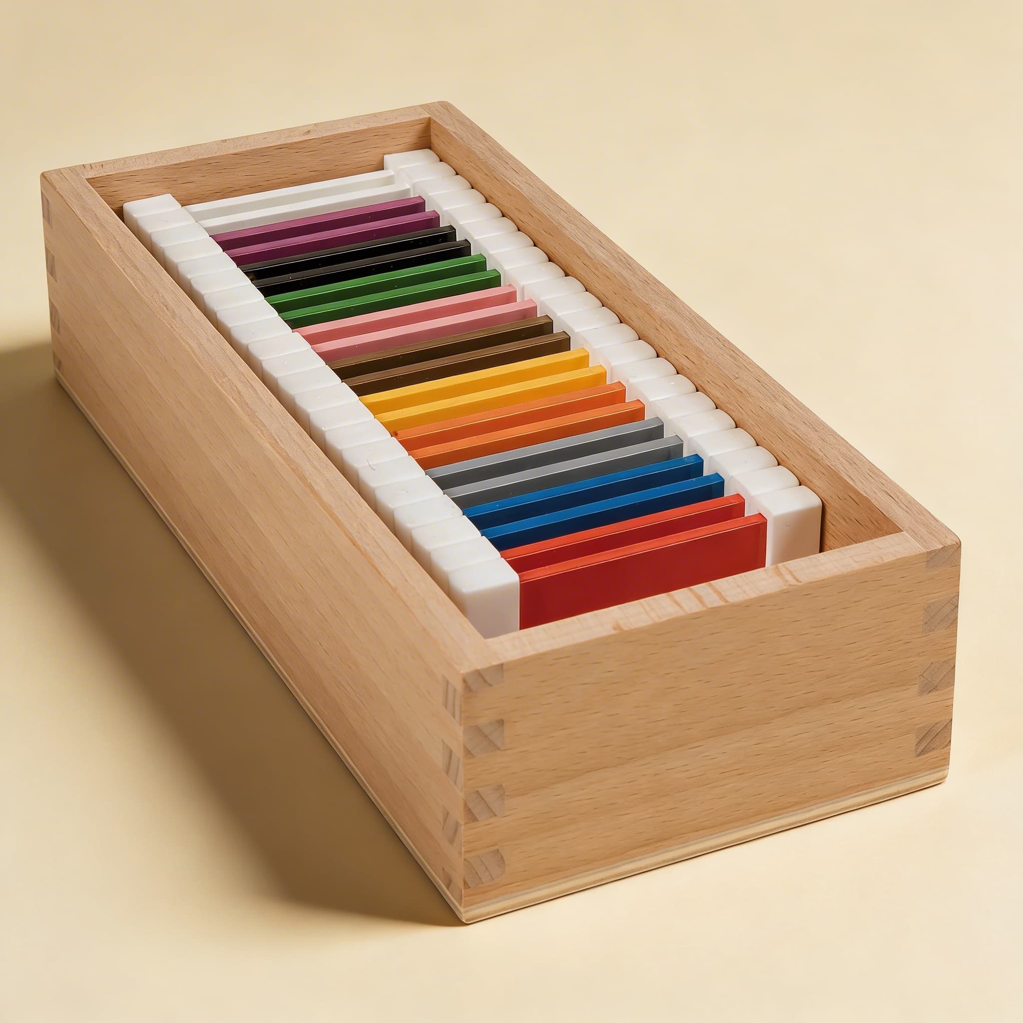 Zweite Farbtäfelchen-Box — Elf Paare lebendiger Farben — Katalogansicht