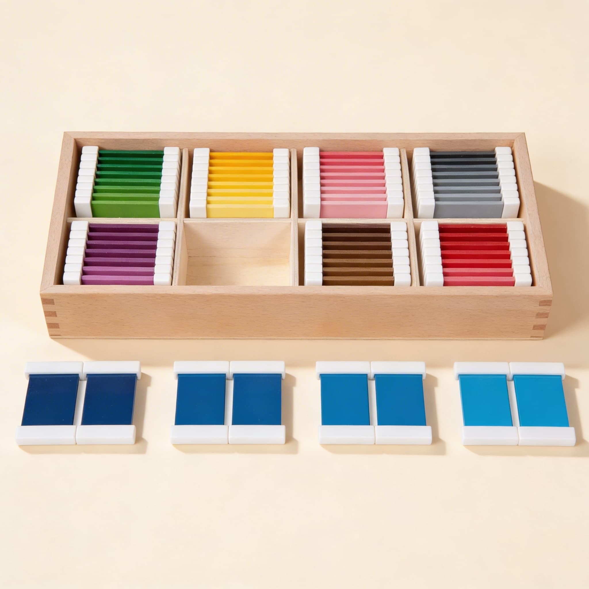 Farbkasten — 32 Tablettenpaare für erweiterte Farbunterscheidung — Katalogansicht