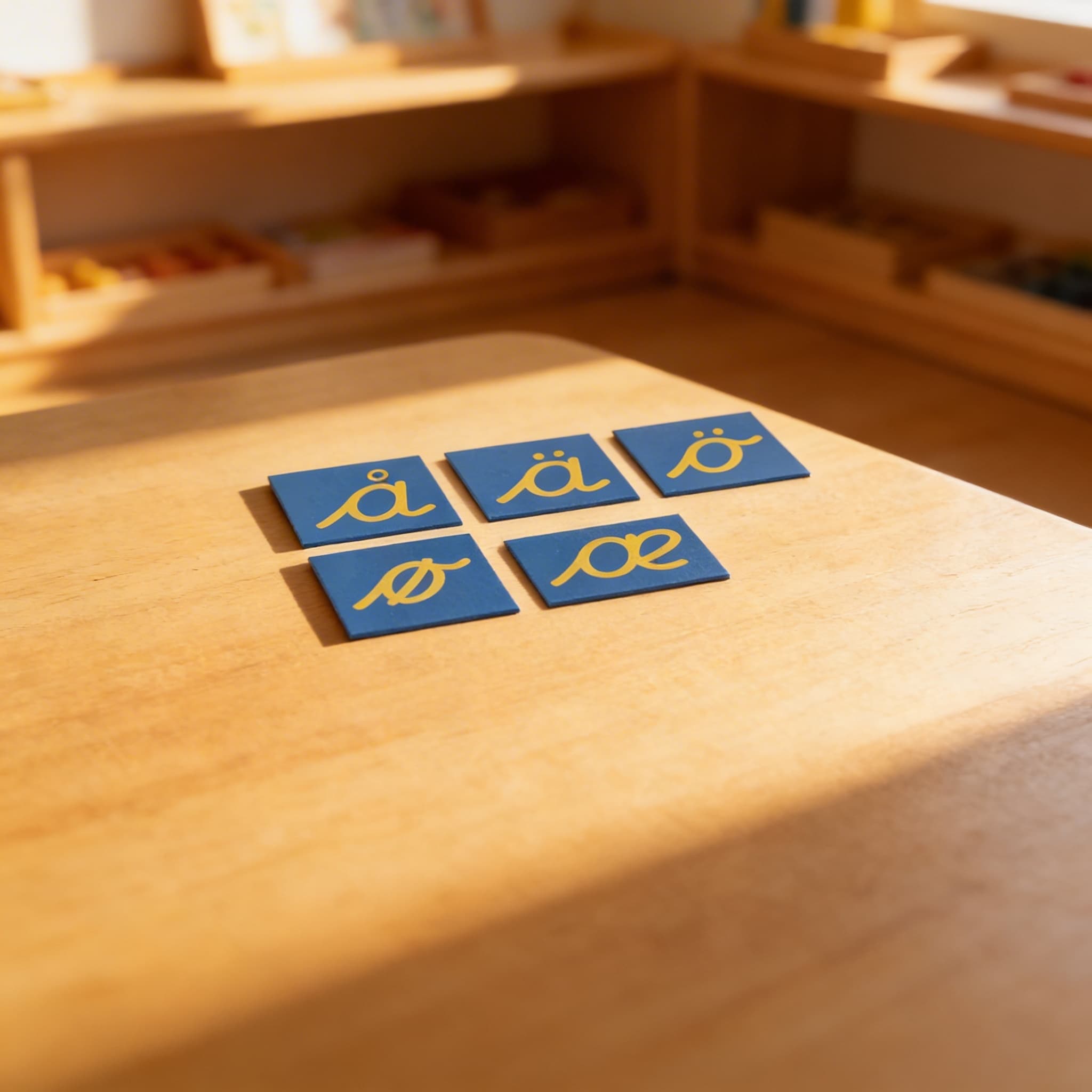 Brusná písmena: Severské psací — doplňková sada — Při použití