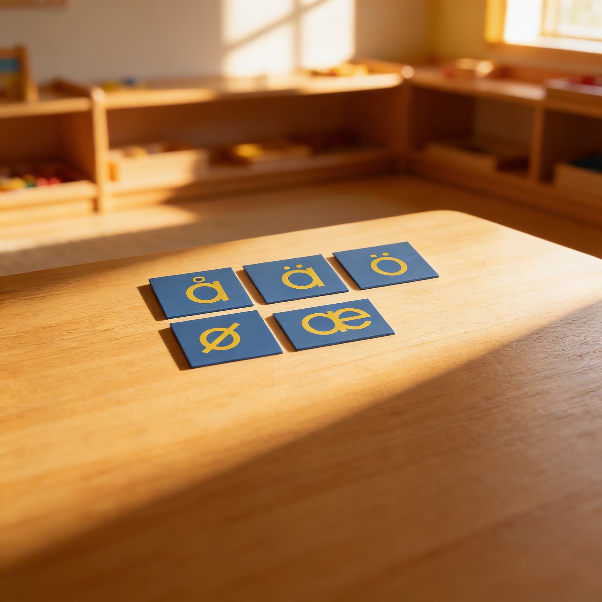 Brusná písmena: Severské tiskací — doplňková sada — Při použití