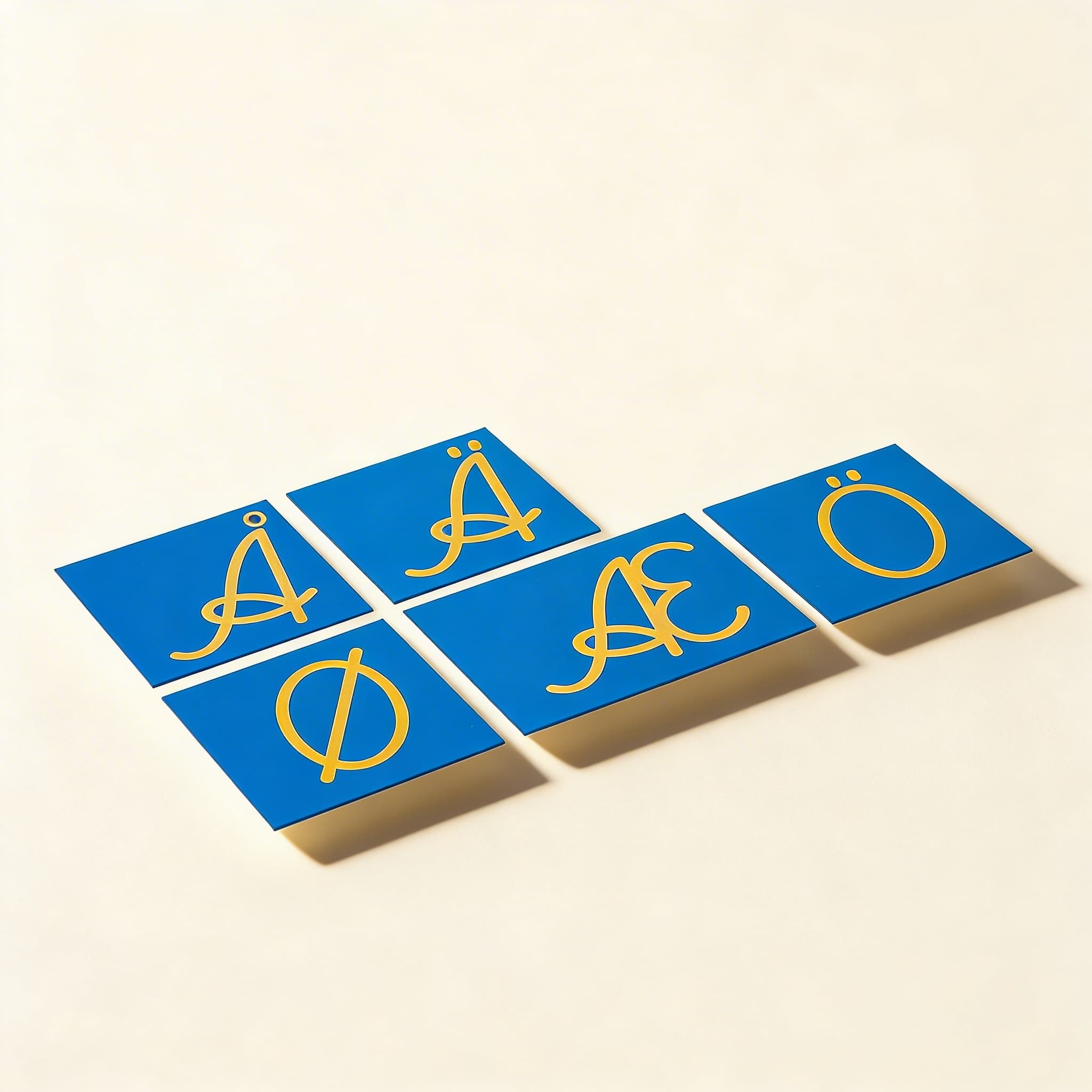 Brusná velká písmena: Severské psací — doplňková sada — Katalogový pohled