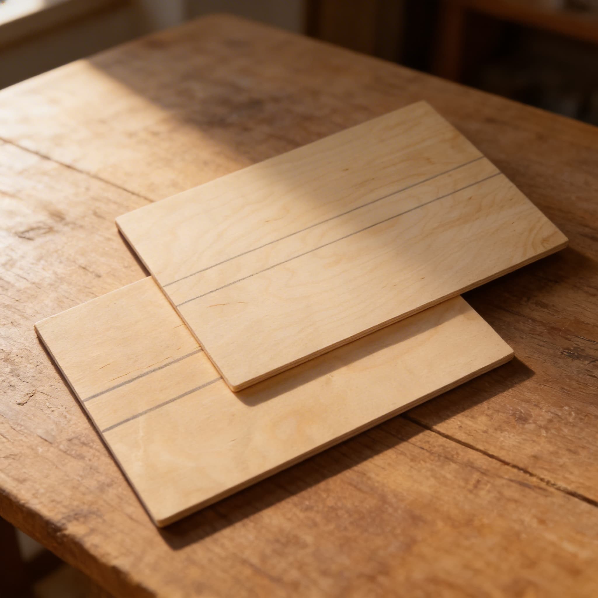 Holzbretter: 2er-Set — Detailansicht