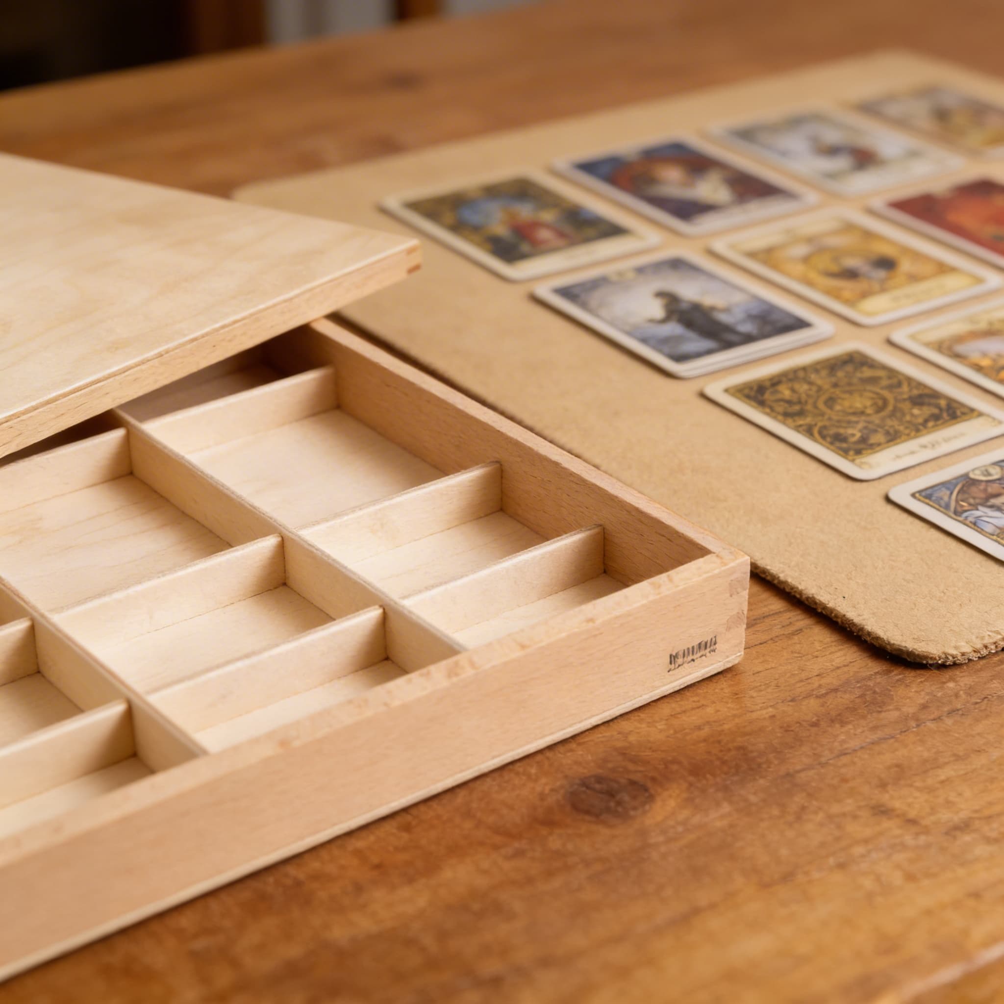 Bewegliches Alphabet Box — Mittlere Aufbewahrung für Buchstabenorganisation — Detailansicht