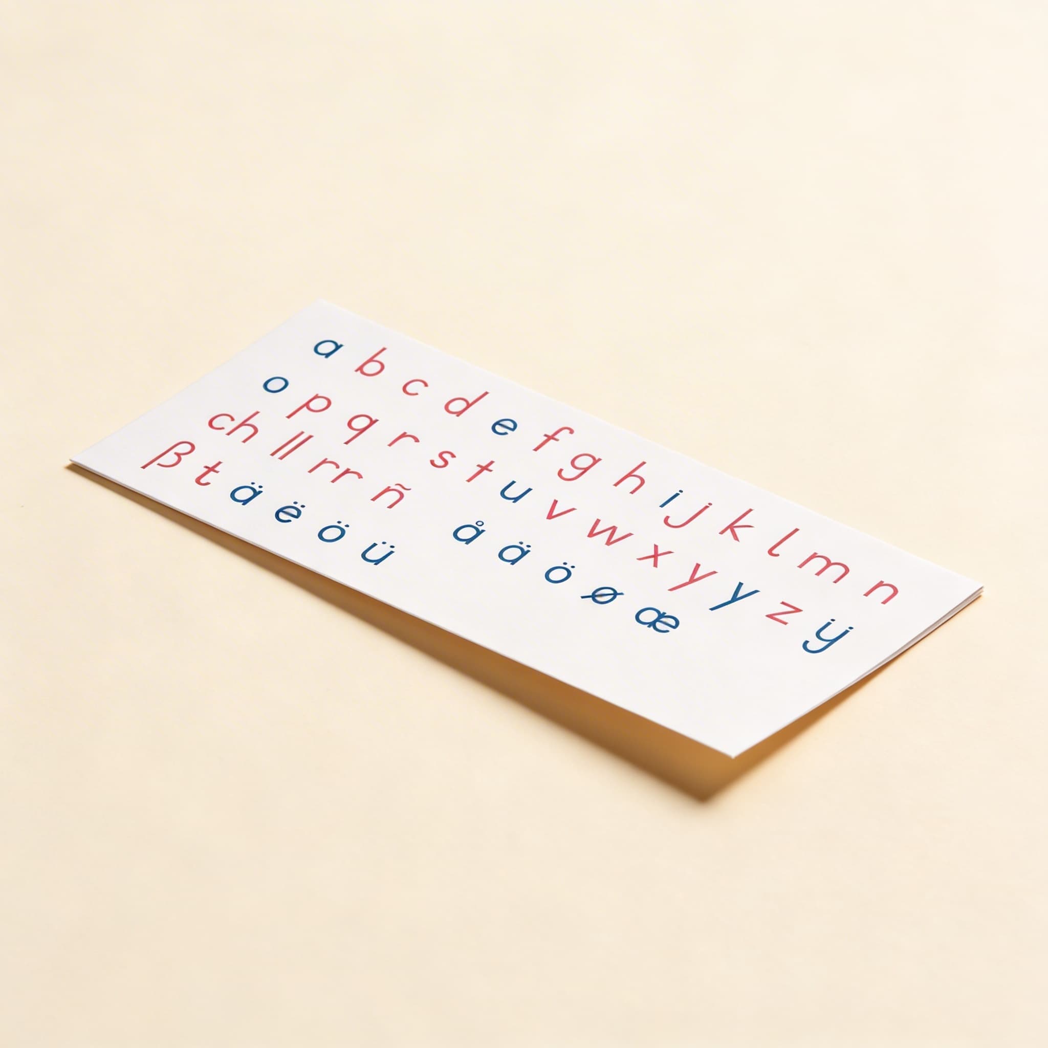 Hölzernes Bewegliches Alphabet: Internationale Druckschrift — Katalogansicht