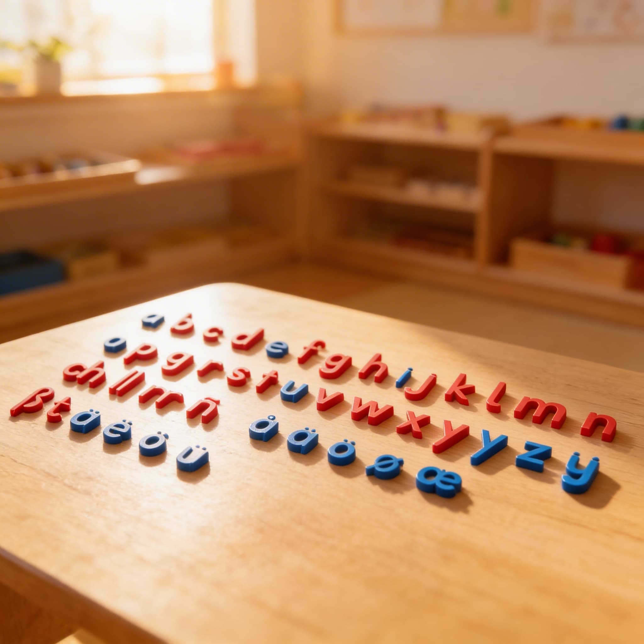 Hölzernes Bewegliches Alphabet: Internationale Druckschrift — Im Einsatz