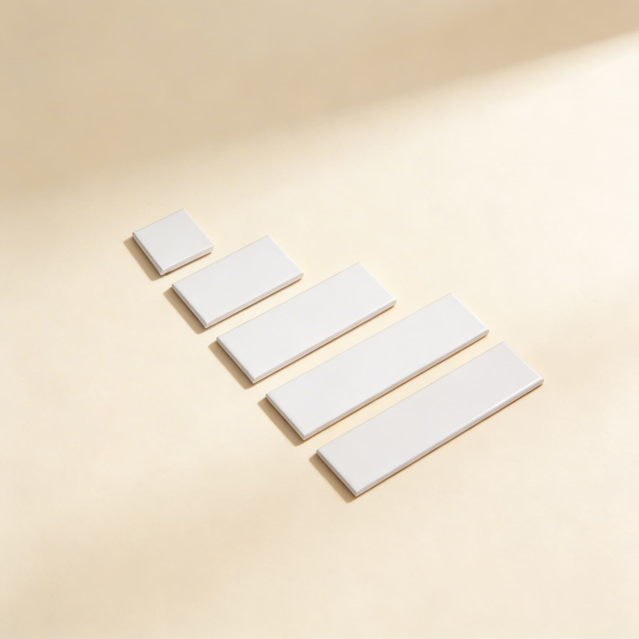 Kleine Zahlenkarten 1-3000: Kunststoff — Seitenansicht